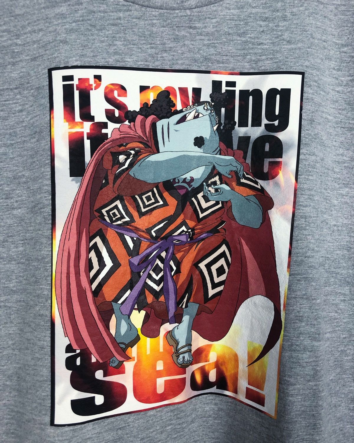 Anime × Japanese Brand × One Piece Rare One Piece Jimbe Knight Of The Sea Manga Tees Size US M / EU 48-50 / 2 - 3 Thumbnail