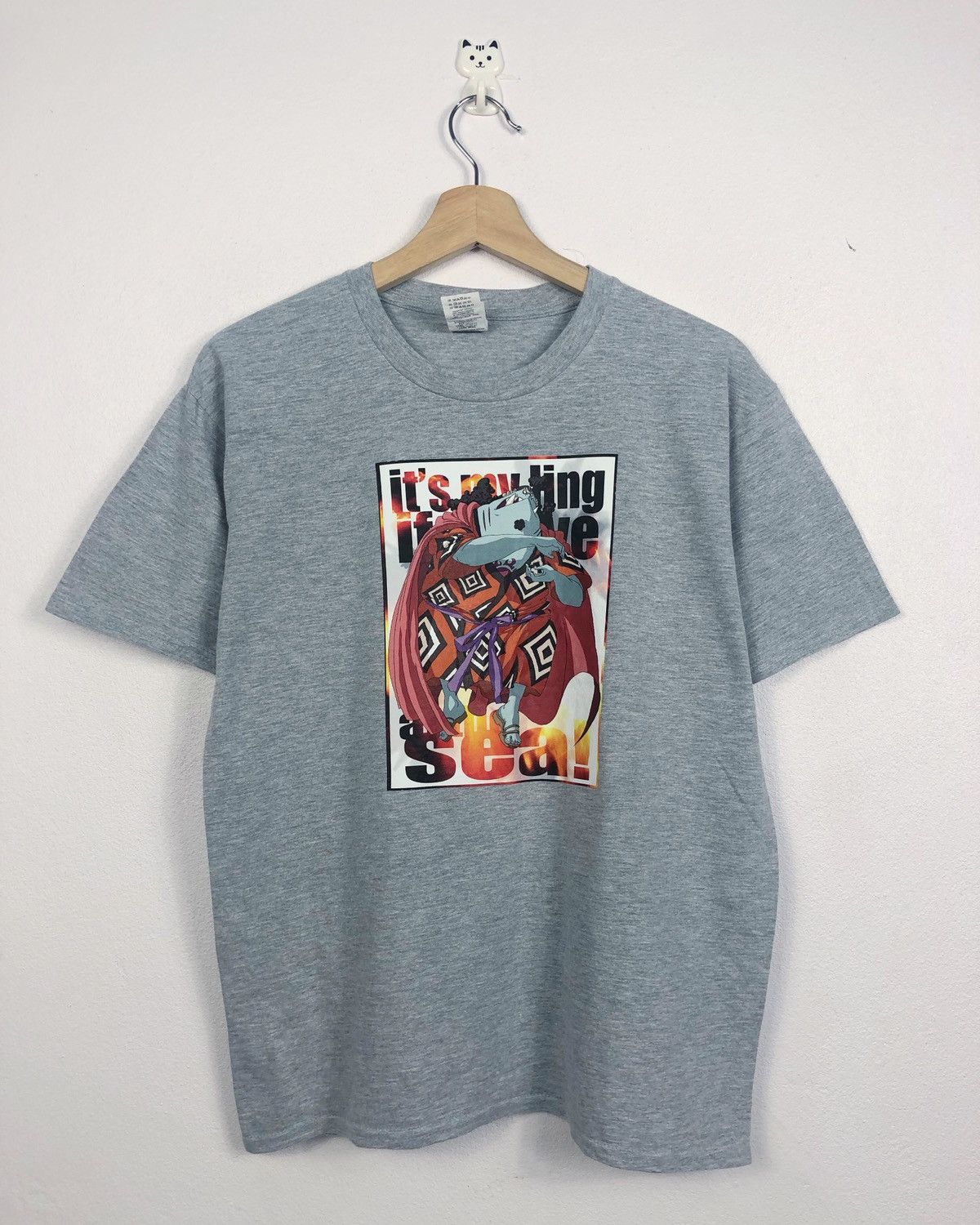 Anime × Japanese Brand × One Piece Rare One Piece Jimbe Knight Of The Sea Manga Tees Size US M / EU 48-50 / 2 - 1 Thumbnail