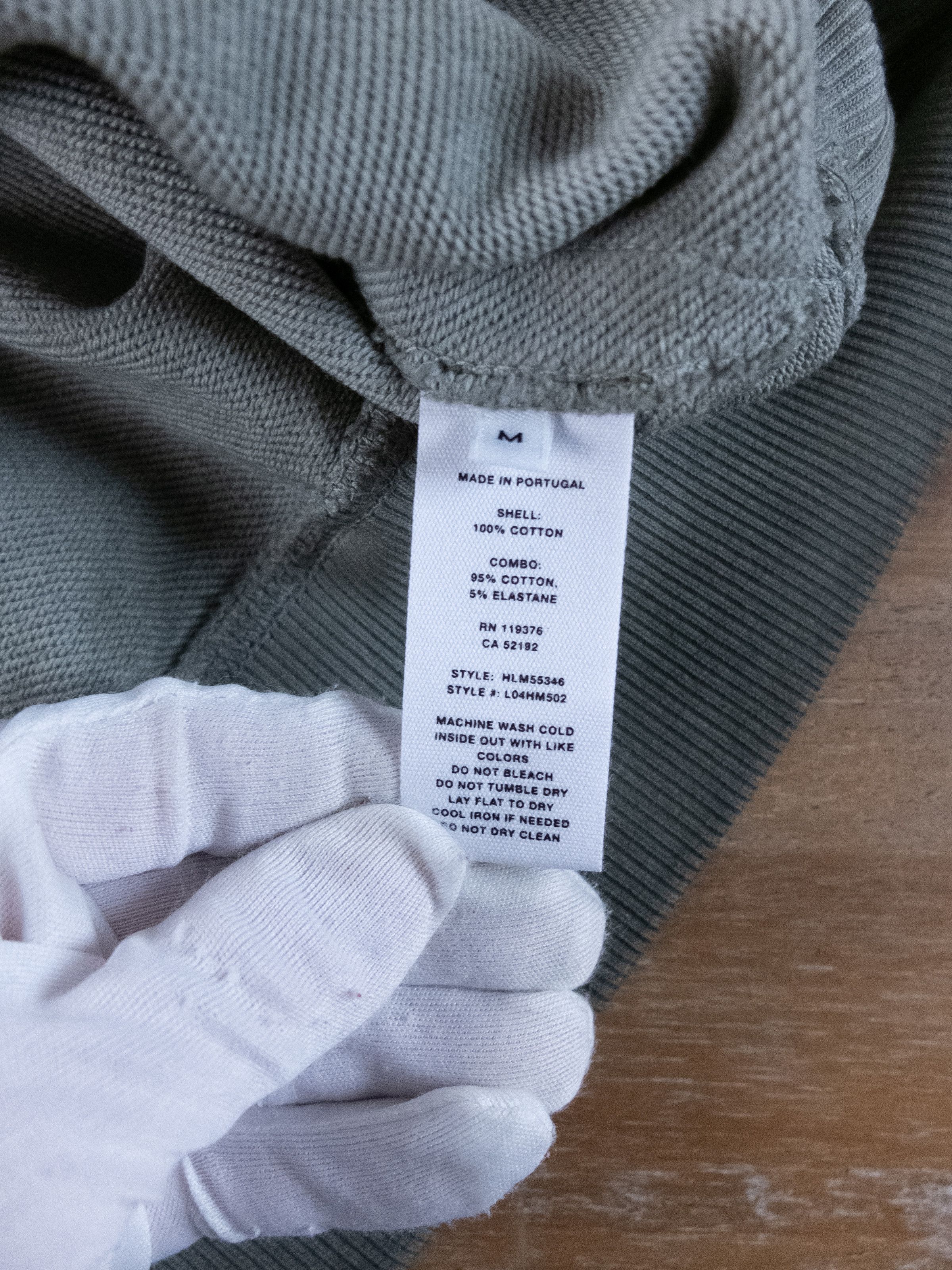 Helmut Lang HELMUT LANG military crew khaki alpine sweatshirt Medium Size US M / EU 48-50 / 2 - 8 Thumbnail