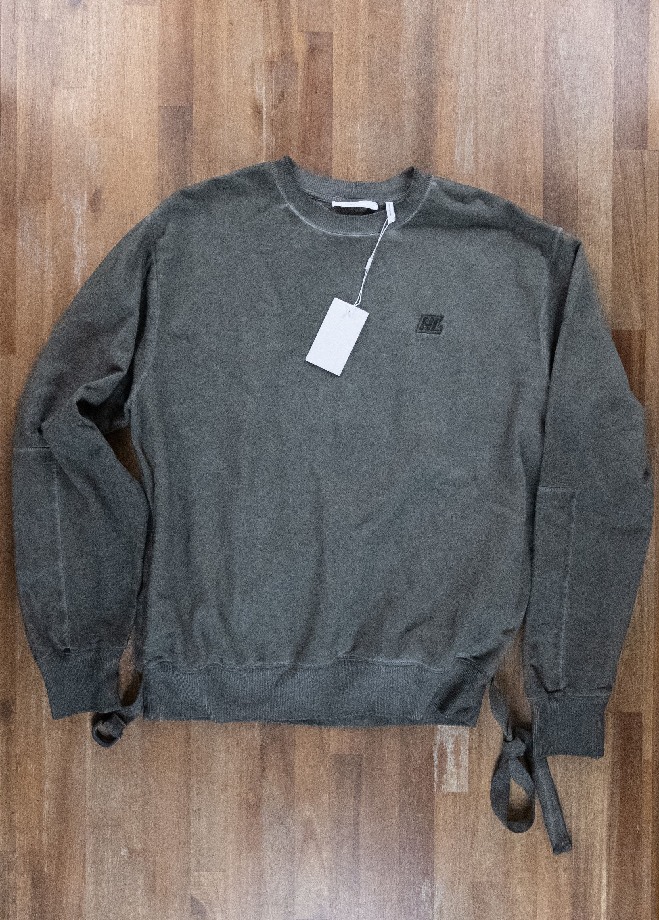 Helmut Lang HELMUT LANG military crew khaki alpine sweatshirt Medium Size US M / EU 48-50 / 2 - 1 Thumbnail