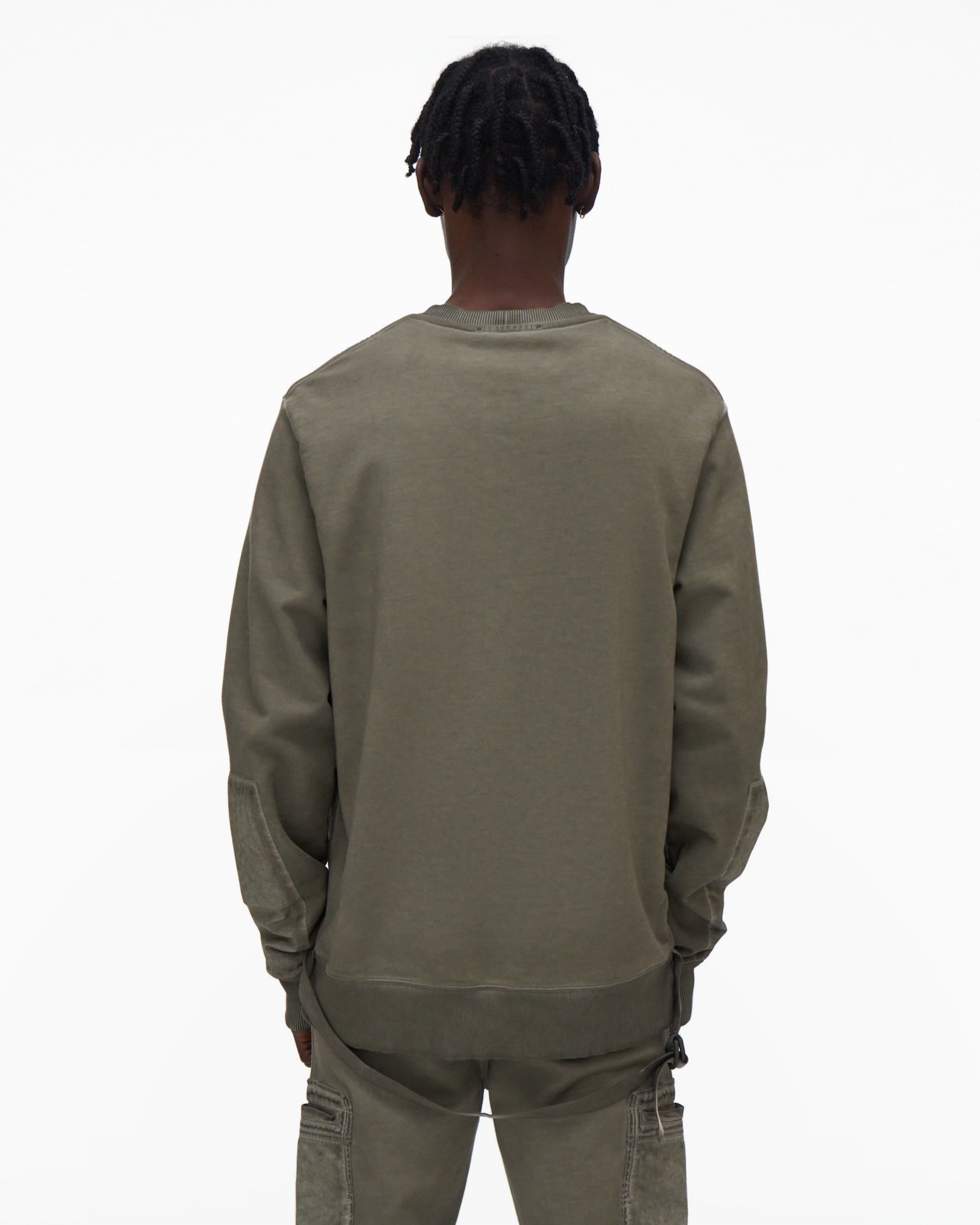 Helmut Lang HELMUT LANG military crew khaki alpine sweatshirt Medium Size US M / EU 48-50 / 2 - 3 Thumbnail