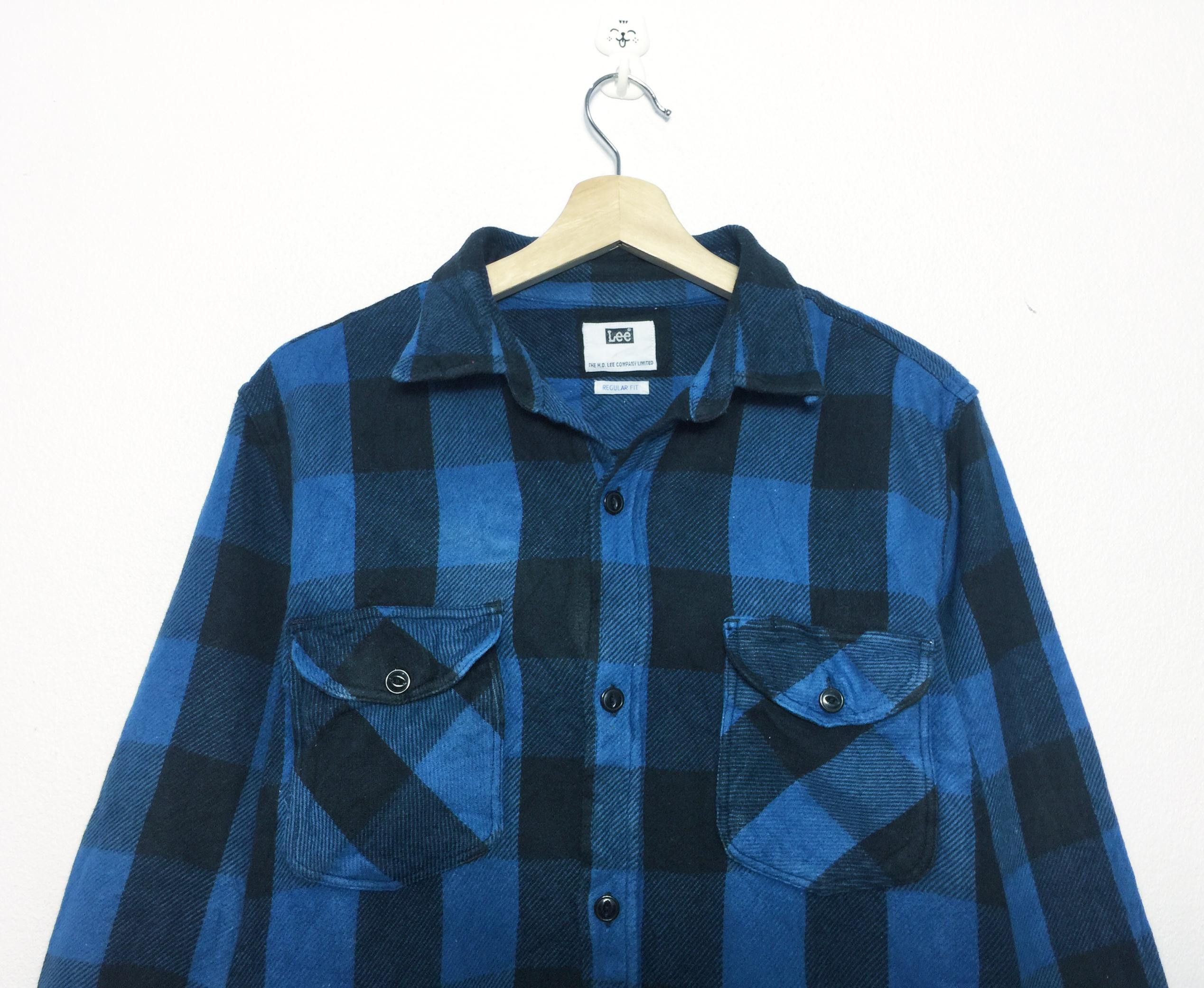 Lee Rare Vintage Lee Checkered Flannel Size US M / EU 48-50 / 2 - 2 Thumbnail