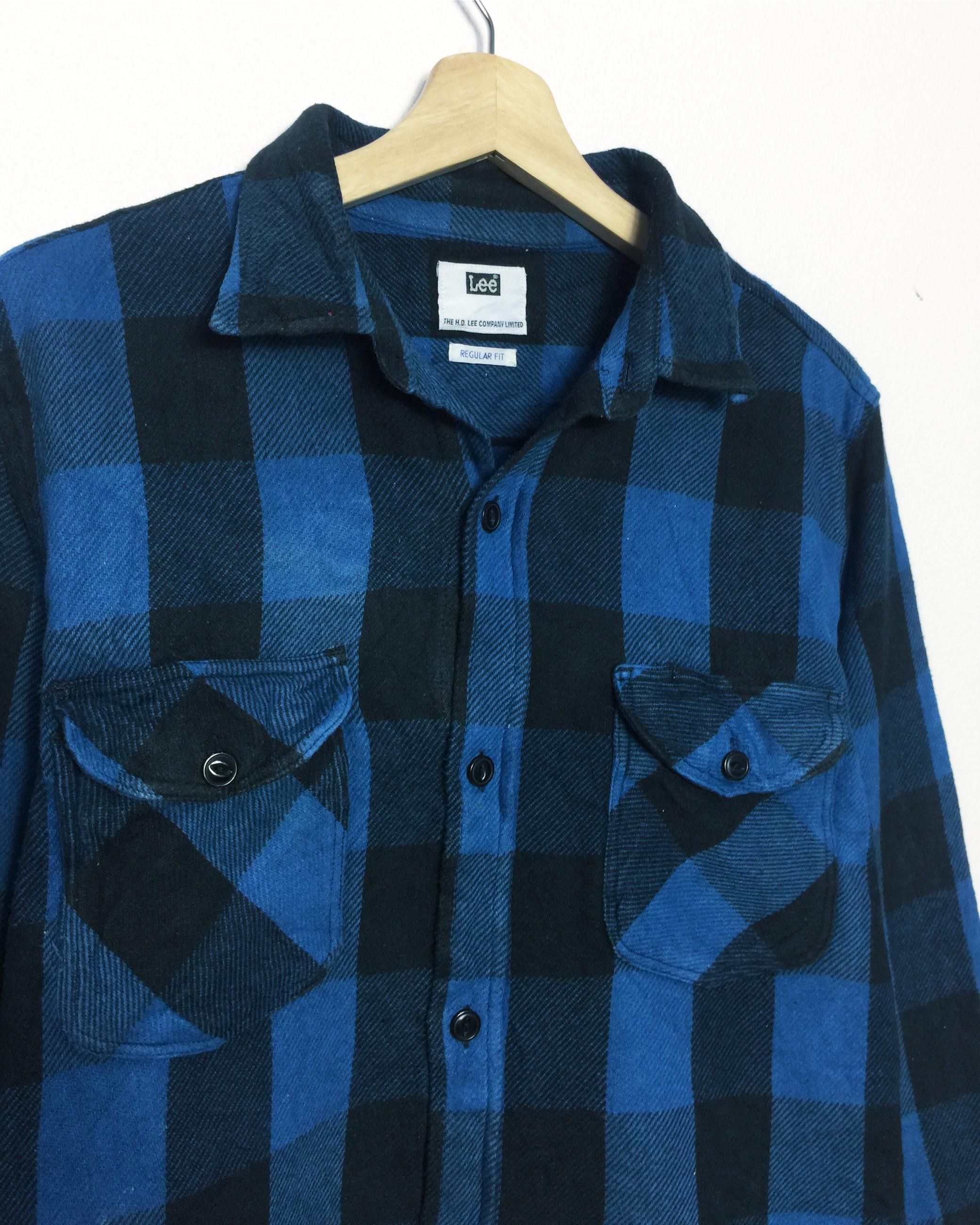 Lee Rare Vintage Lee Checkered Flannel Size US M / EU 48-50 / 2 - 3 Thumbnail