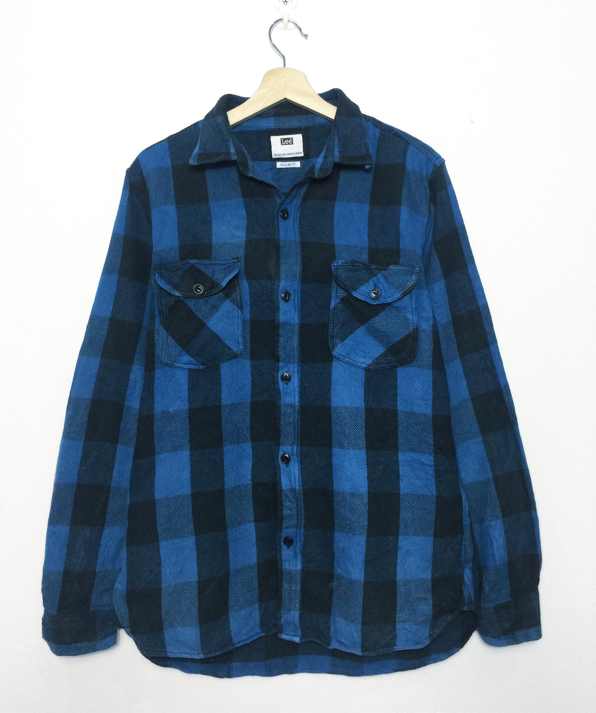 Lee Rare Vintage Lee Checkered Flannel Size US M / EU 48-50 / 2 - 1 Thumbnail