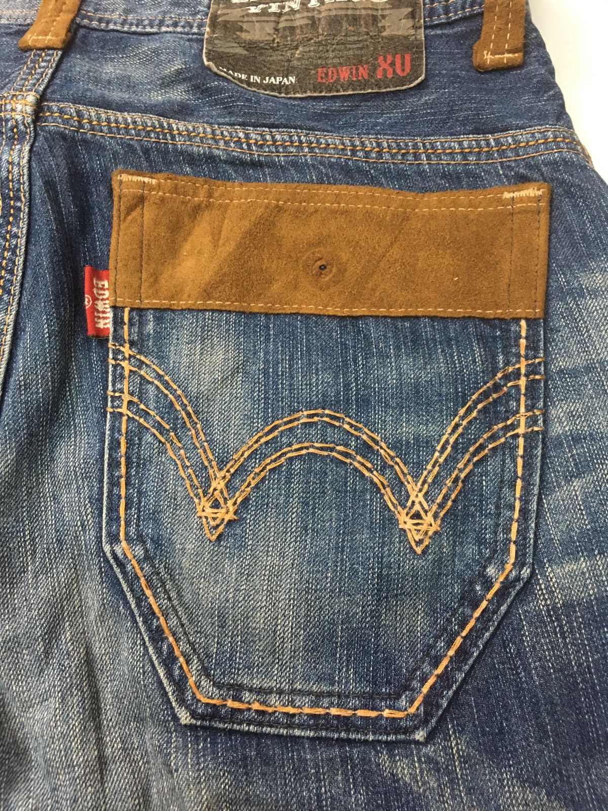 Edwin × Vintage Vintage edwin exclusive vintage Aztec Navajo bush pant denim Size US 33 - 14 Thumbnail