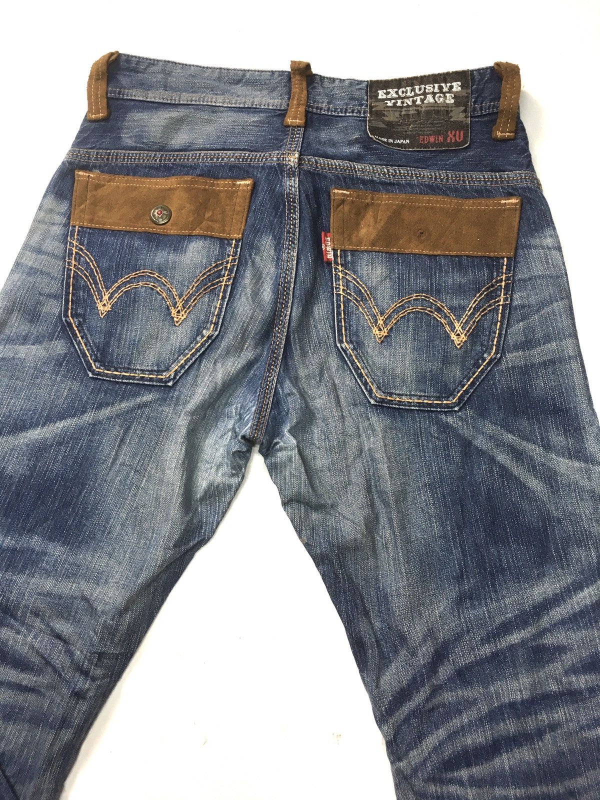 Edwin × Vintage Vintage edwin exclusive vintage Aztec Navajo bush pant denim Size US 33 - 2 Thumbnail