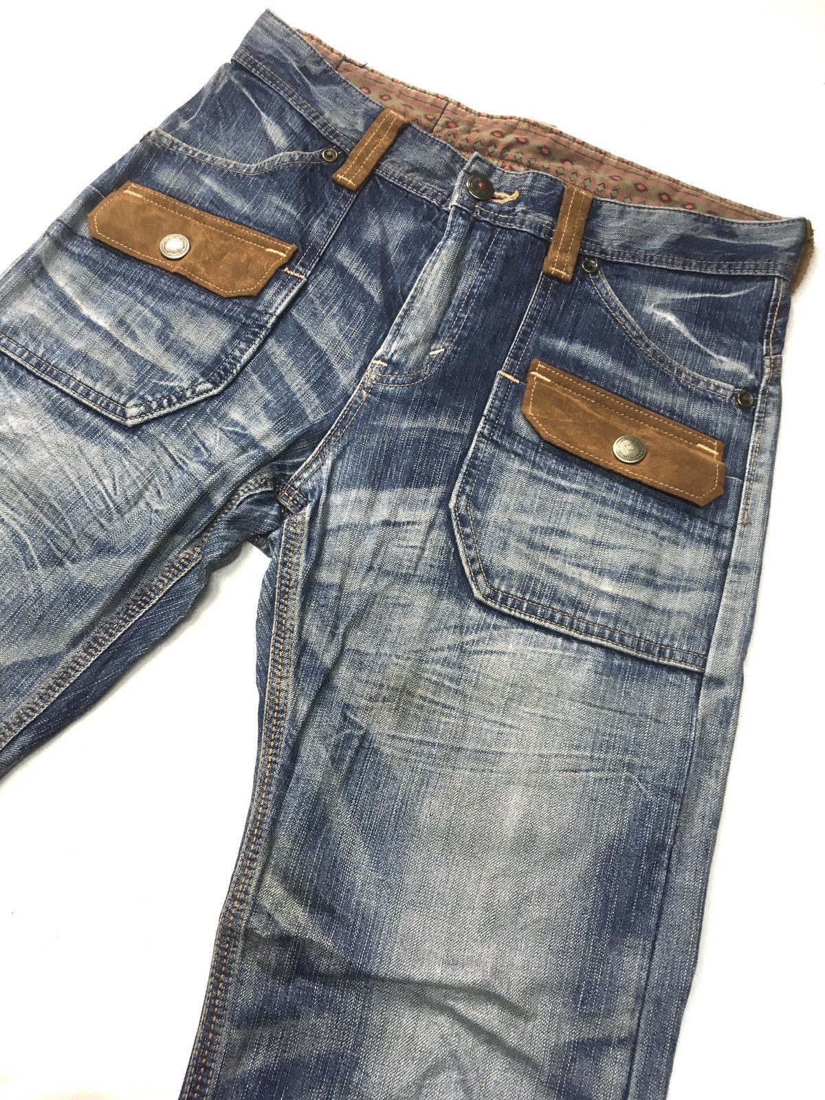 Edwin × Vintage Vintage edwin exclusive vintage Aztec Navajo bush pant denim Size US 33 - 9 Thumbnail