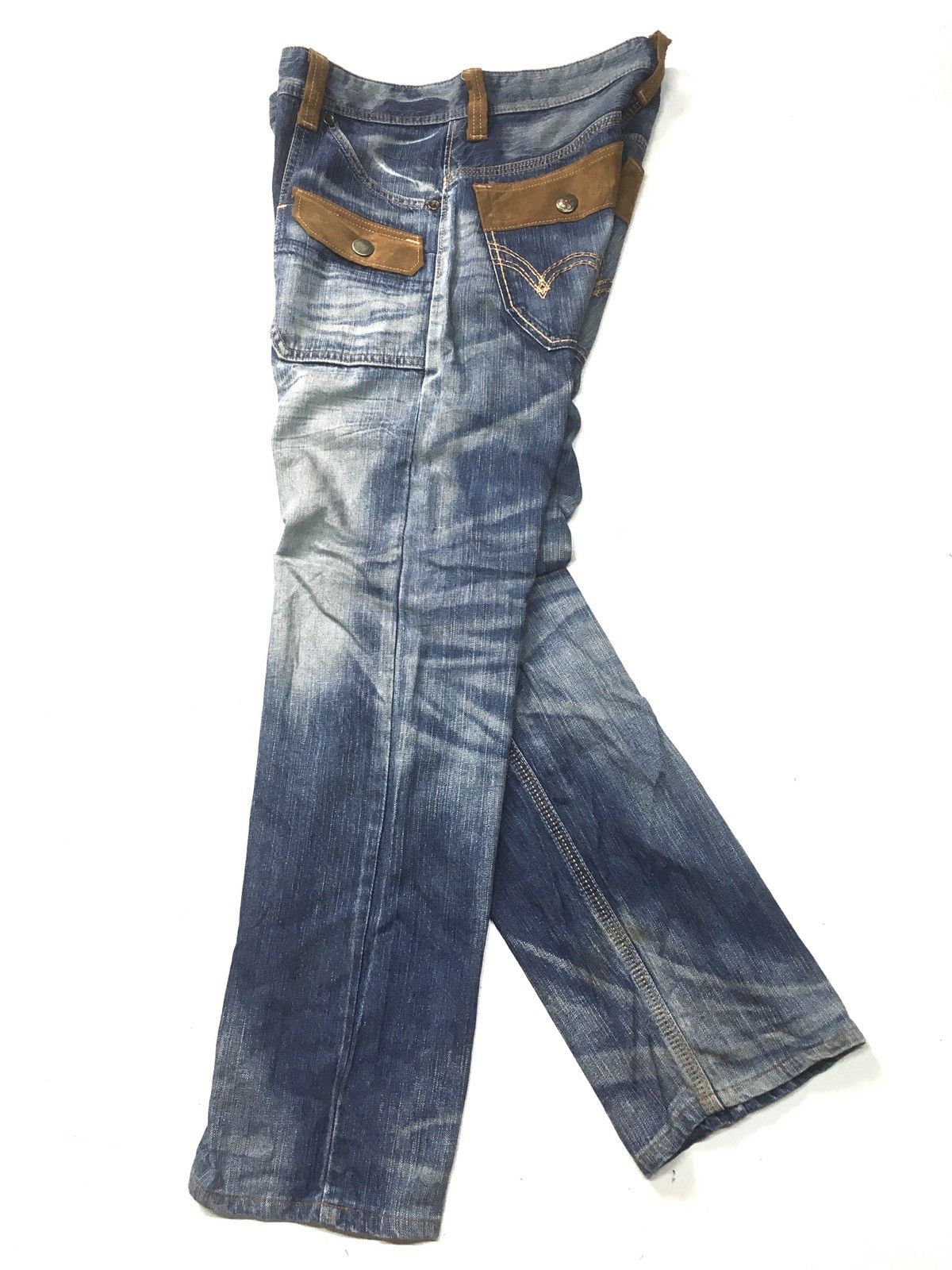Edwin × Vintage Vintage edwin exclusive vintage Aztec Navajo bush pant denim Size US 33 - 8 Thumbnail