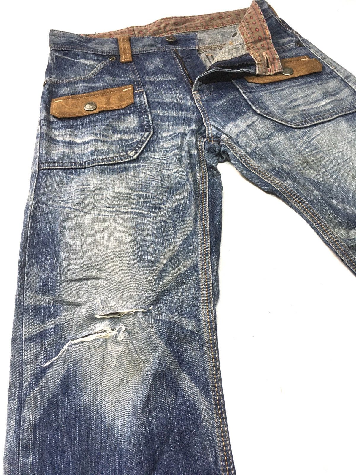 Edwin × Vintage Vintage edwin exclusive vintage Aztec Navajo bush pant denim Size US 33 - 10 Thumbnail