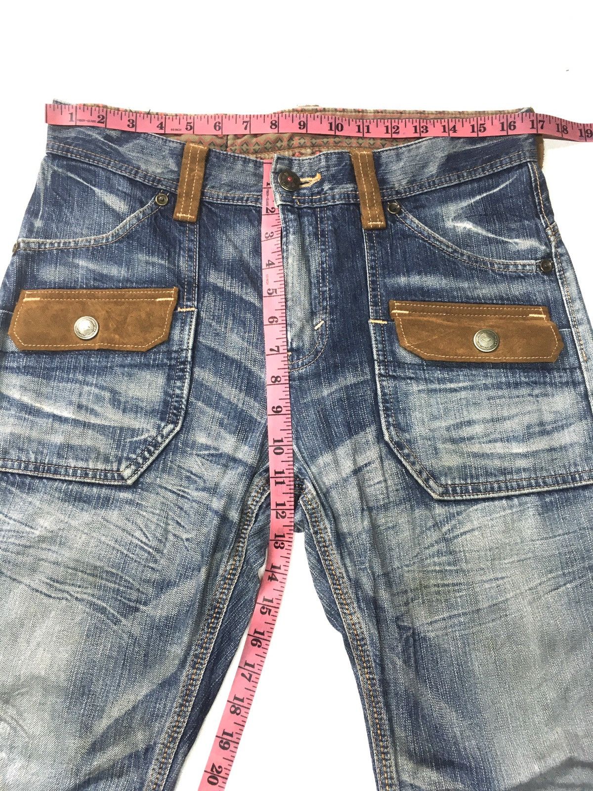 Edwin × Vintage Vintage edwin exclusive vintage Aztec Navajo bush pant denim Size US 33 - 5 Thumbnail
