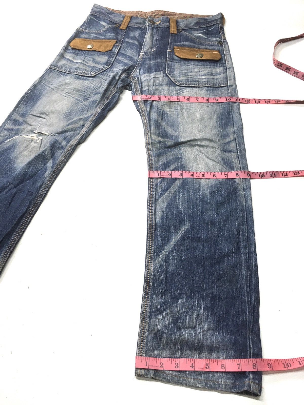 Edwin × Vintage Vintage edwin exclusive vintage Aztec Navajo bush pant denim Size US 33 - 6 Thumbnail