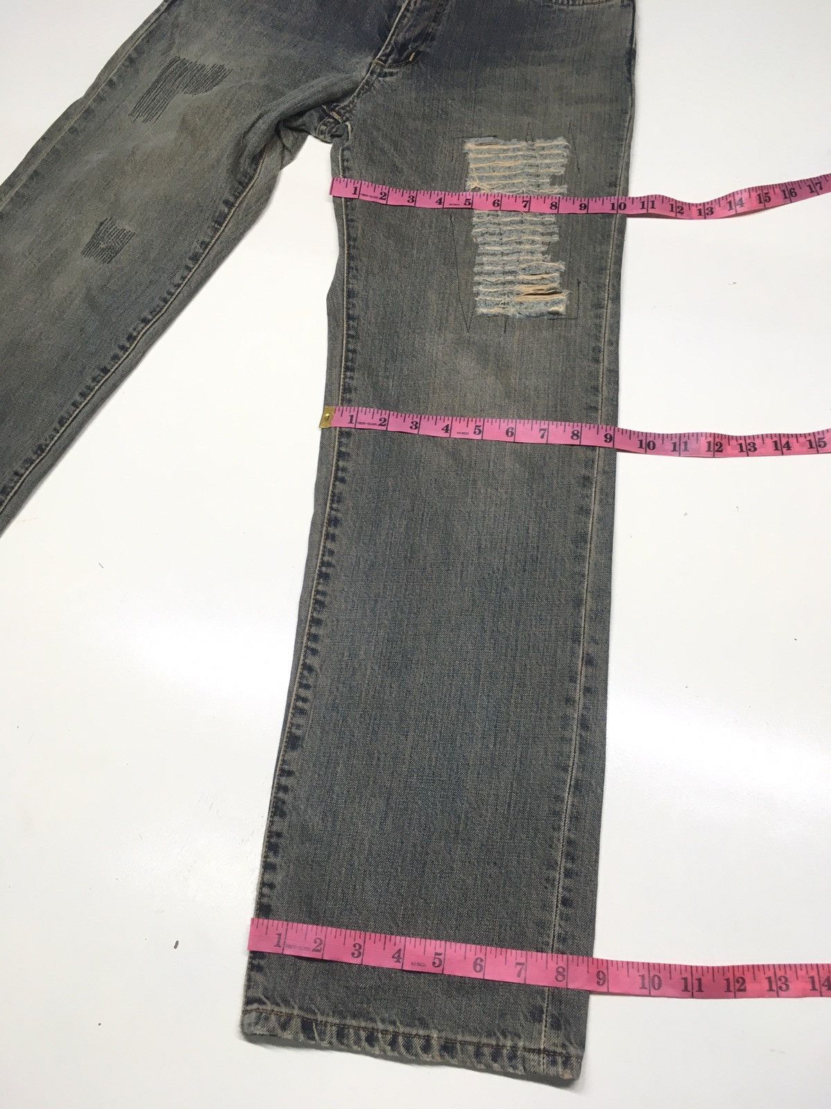 Vintage × Wrangler Vintage wrangler western distressed denim Size US 29 - 4 Thumbnail