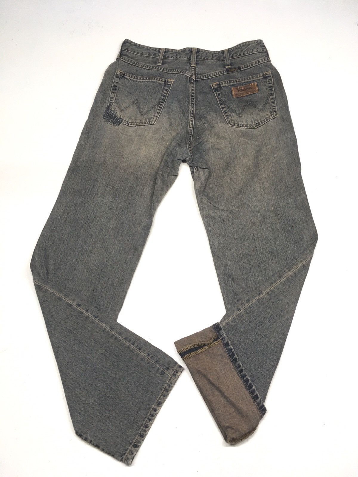Vintage × Wrangler Vintage wrangler western distressed denim Size US 29 - 5 Thumbnail