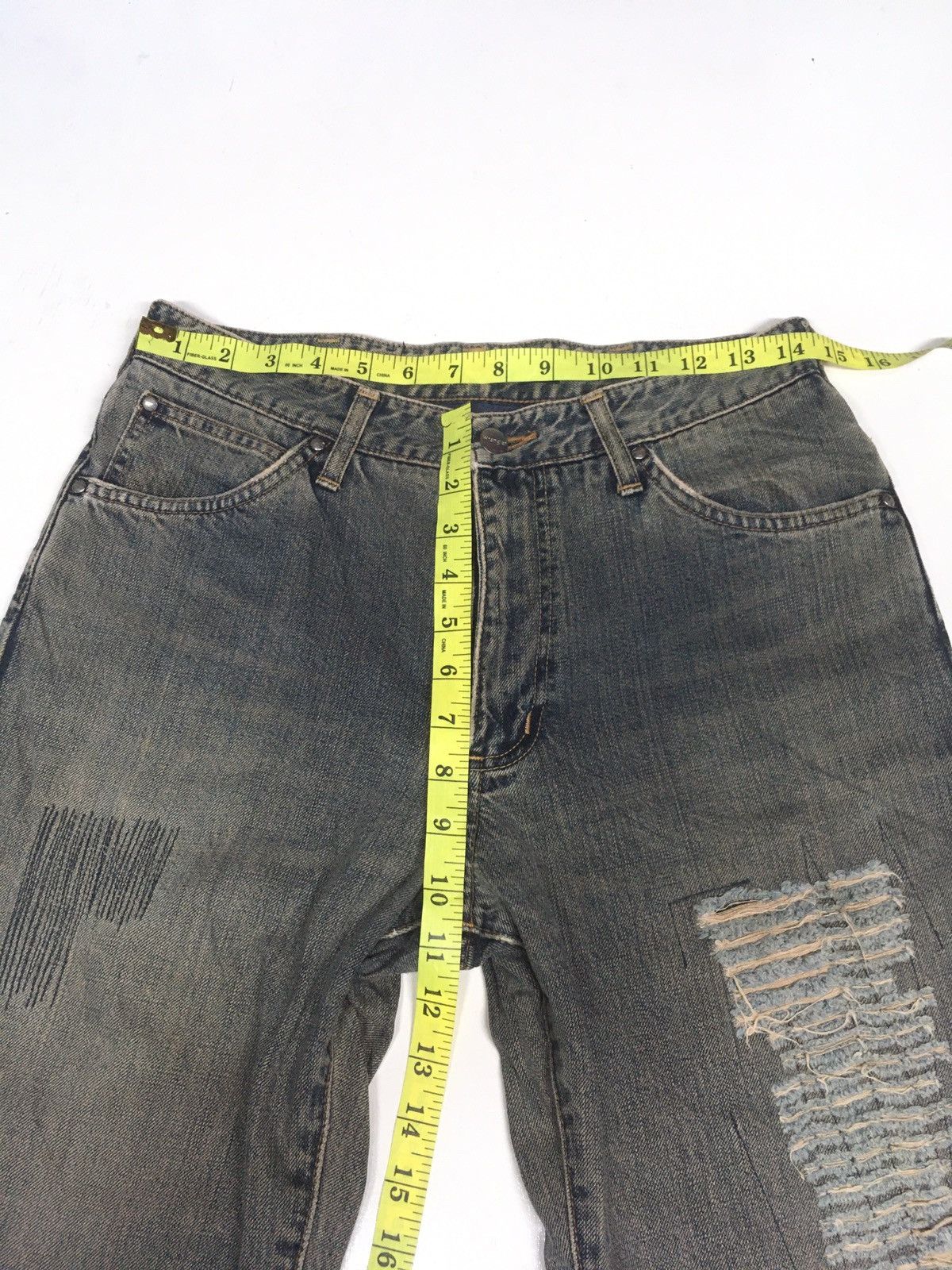 Vintage × Wrangler Vintage wrangler western distressed denim Size US 29 - 3 Thumbnail