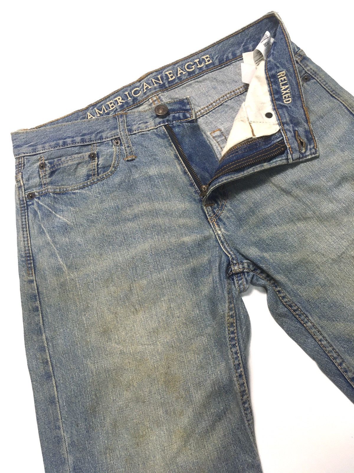 American Eagle Outfitters × Vintage Vintage American eagle outfitters distressed blue wash denim Size US 32 / EU 48 - 5 Thumbnail