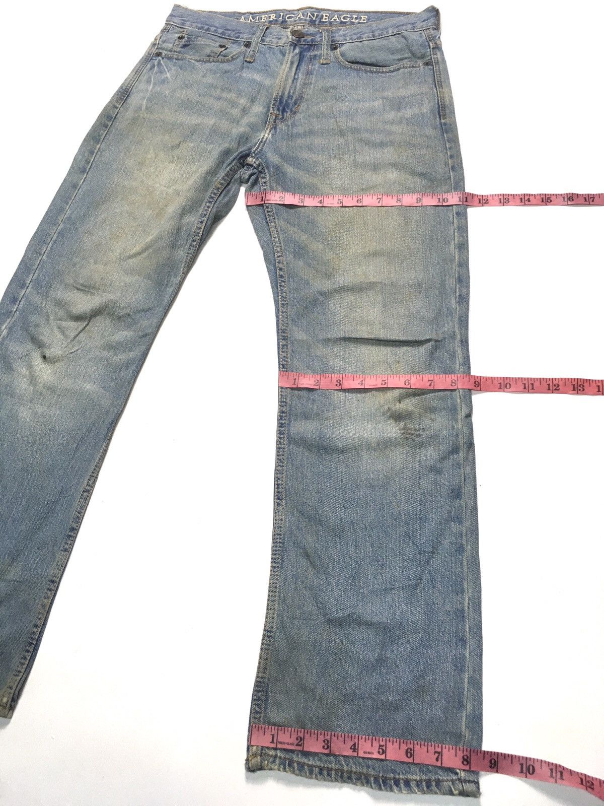American Eagle Outfitters × Vintage Vintage American eagle outfitters distressed blue wash denim Size US 32 / EU 48 - 4 Thumbnail
