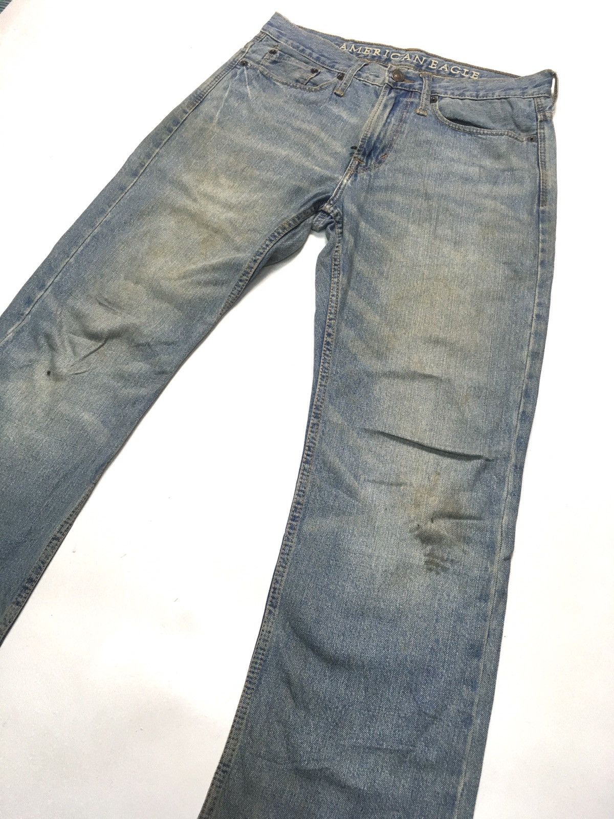 American Eagle Outfitters × Vintage Vintage American eagle outfitters distressed blue wash denim Size US 32 / EU 48 - 7 Thumbnail