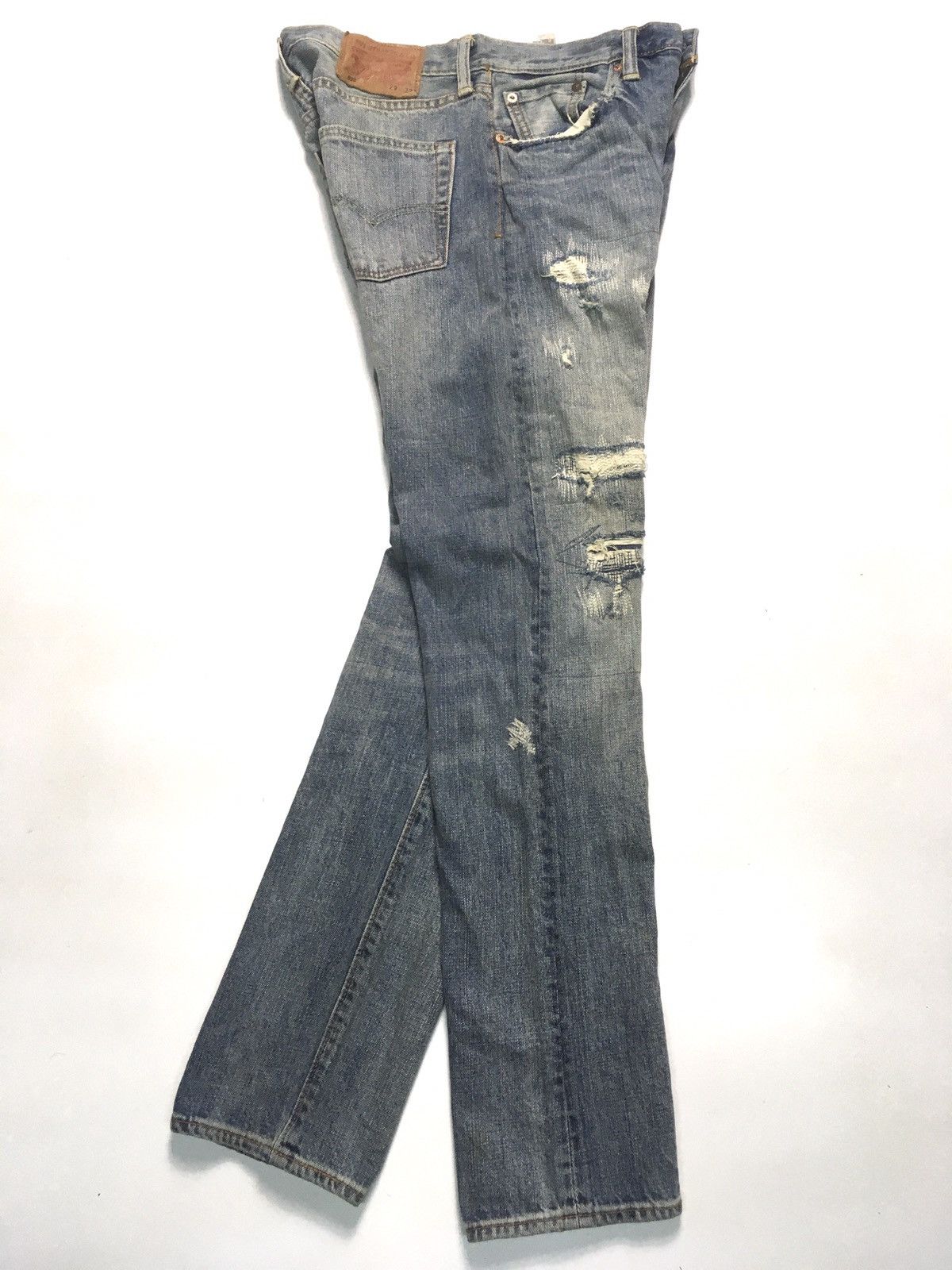 Levi's Vintage Clothing × Vintage Vintage y2k Levi’s 522 distressed grunge fashion denim Size US 30 / EU 46 - 9 Thumbnail