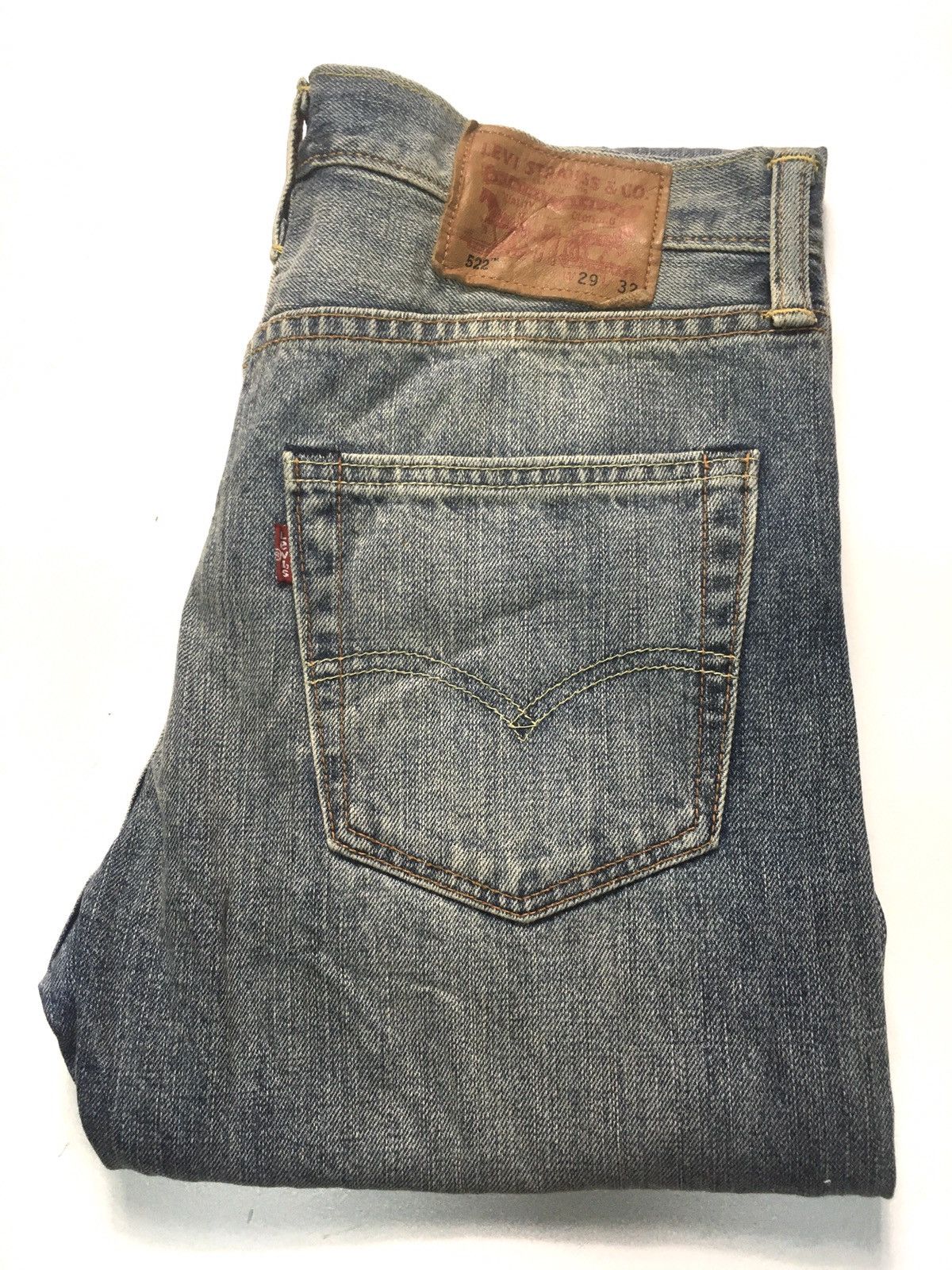 Levi's Vintage Clothing × Vintage Vintage y2k Levi’s 522 distressed grunge fashion denim Size US 30 / EU 46 - 2 Thumbnail