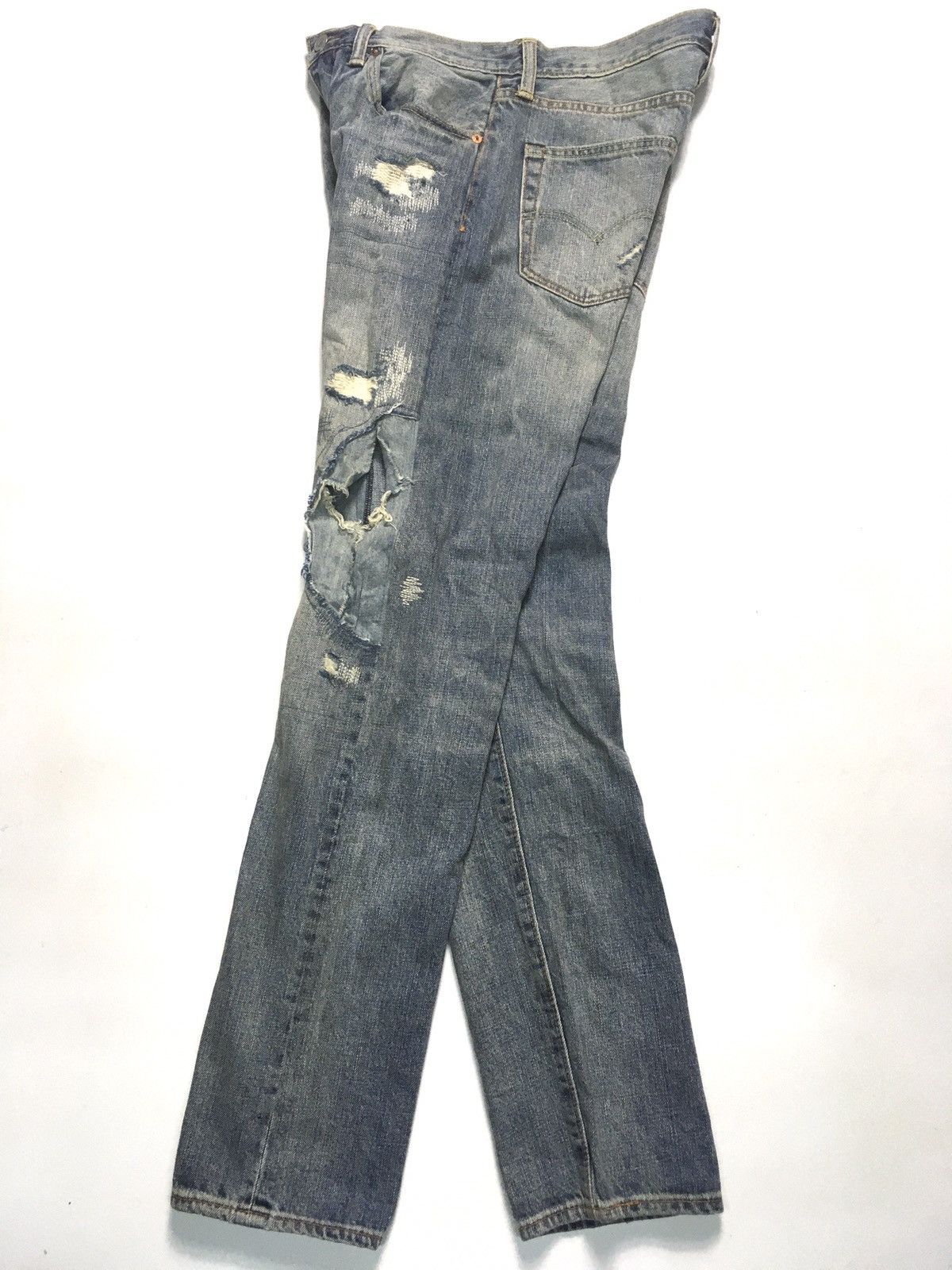 Levi's Vintage Clothing × Vintage Vintage y2k Levi’s 522 distressed grunge fashion denim Size US 30 / EU 46 - 10 Thumbnail