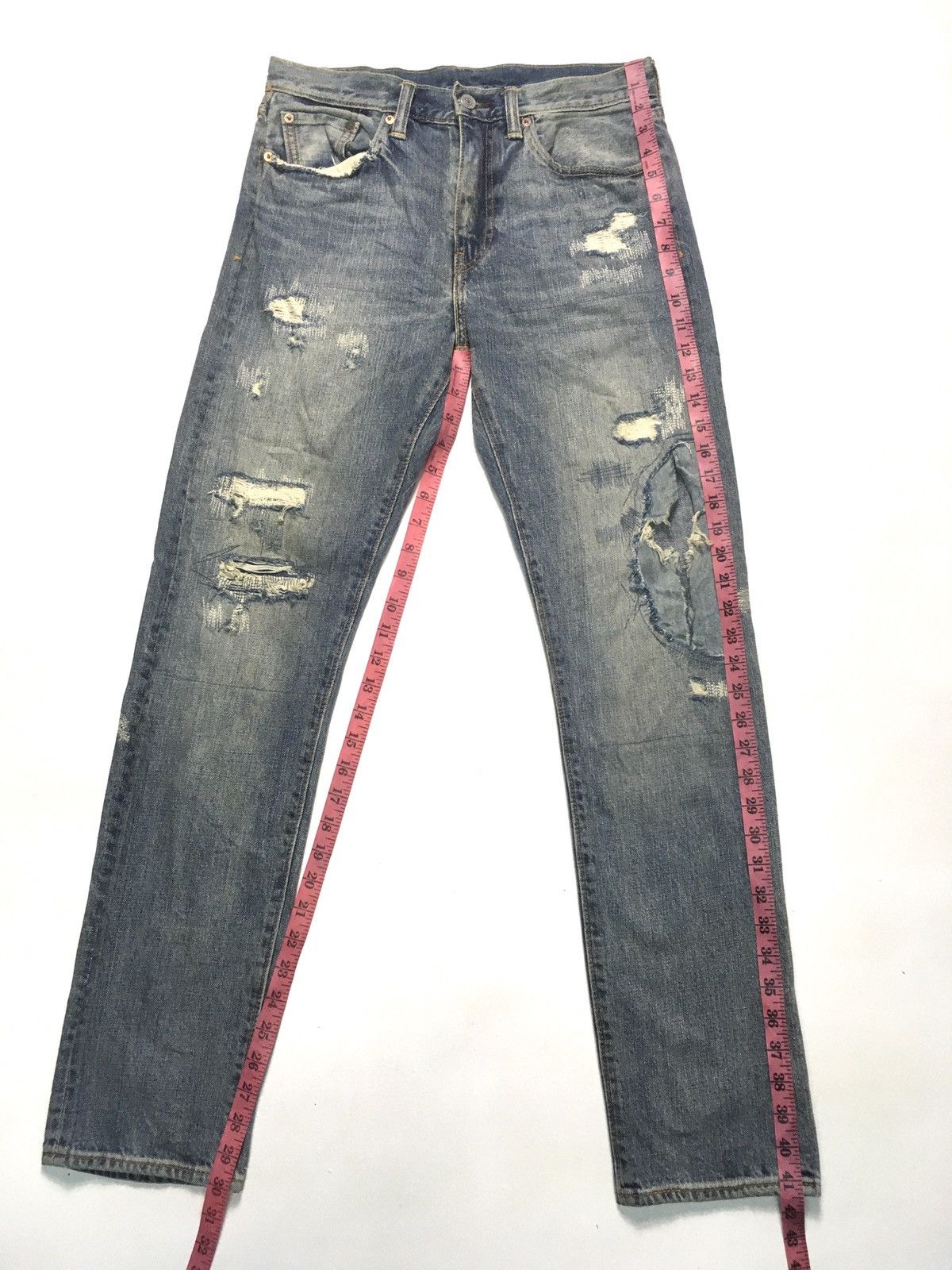 Levi's Vintage Clothing × Vintage Vintage y2k Levi’s 522 distressed grunge fashion denim Size US 30 / EU 46 - 3 Thumbnail