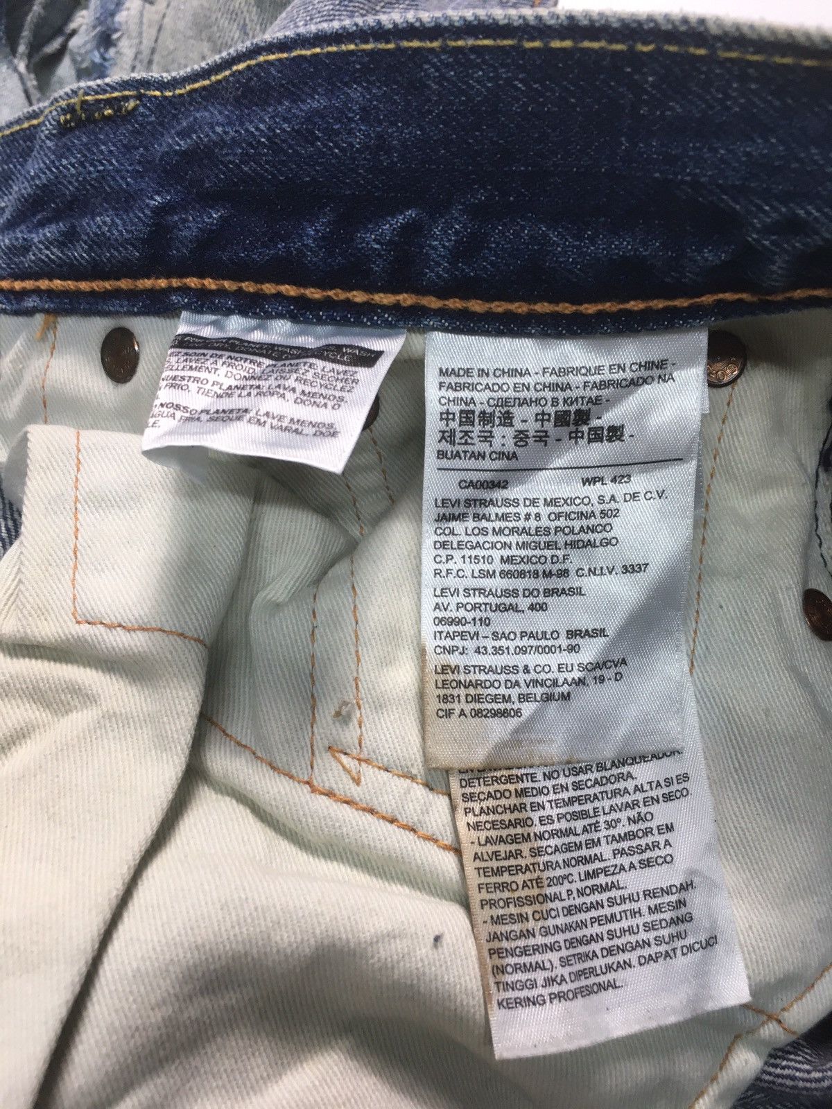 Levi's Vintage Clothing × Vintage Vintage y2k Levi’s 522 distressed grunge fashion denim Size US 30 / EU 46 - 13 Thumbnail
