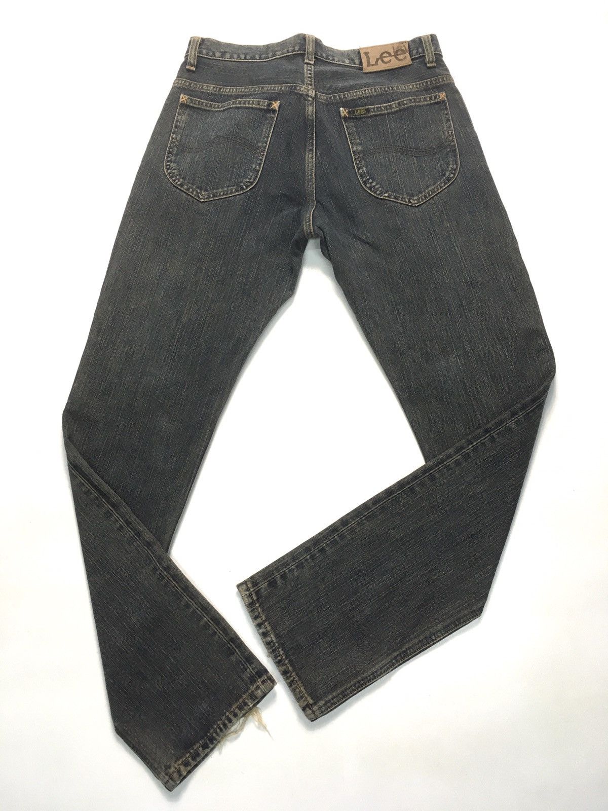 Lee × Vintage Vintage rusty black lee distressed denim Size US 31 - 11 Thumbnail