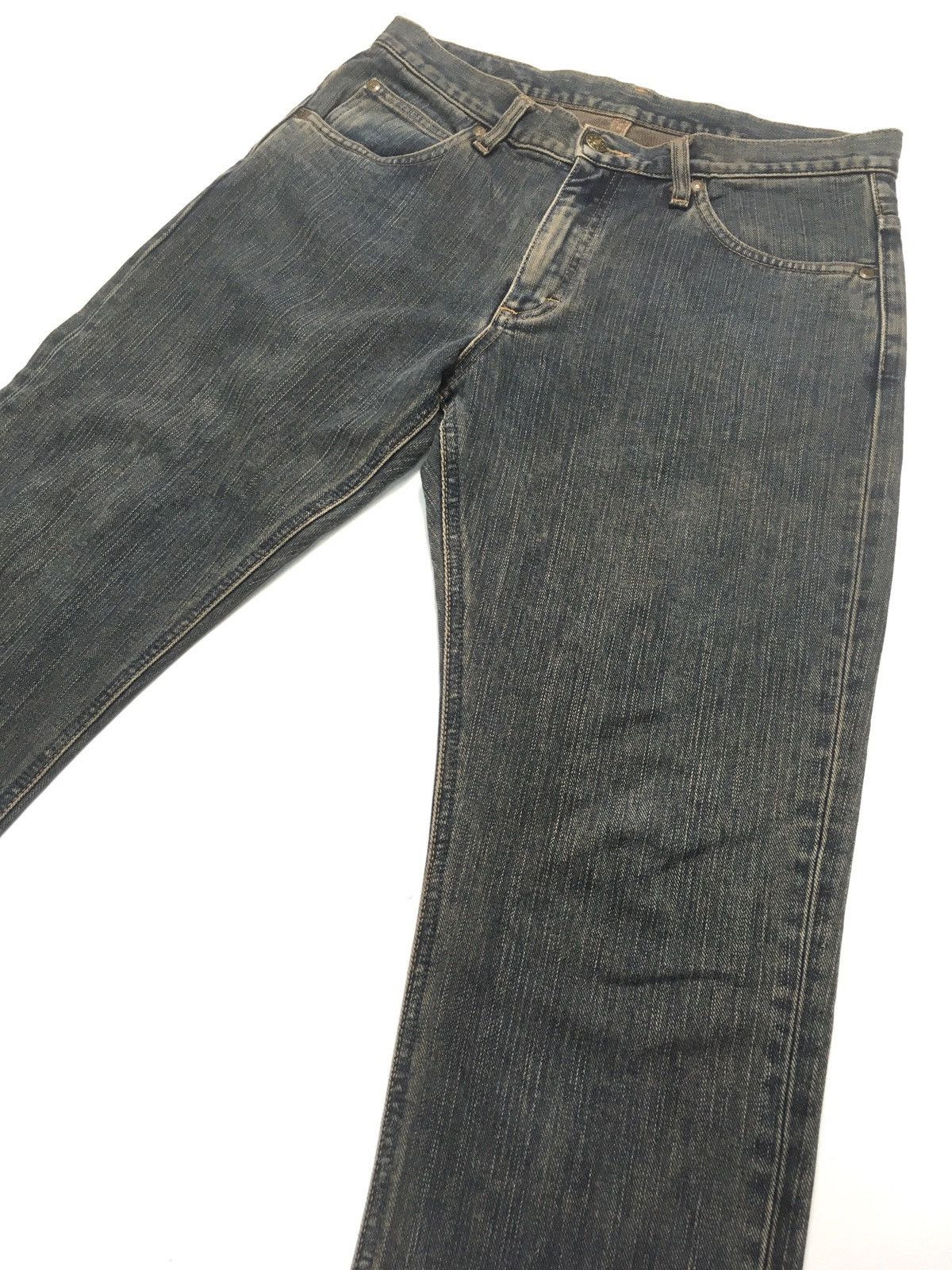 Lee × Vintage Vintage rusty black lee distressed denim Size US 31 - 6 Thumbnail