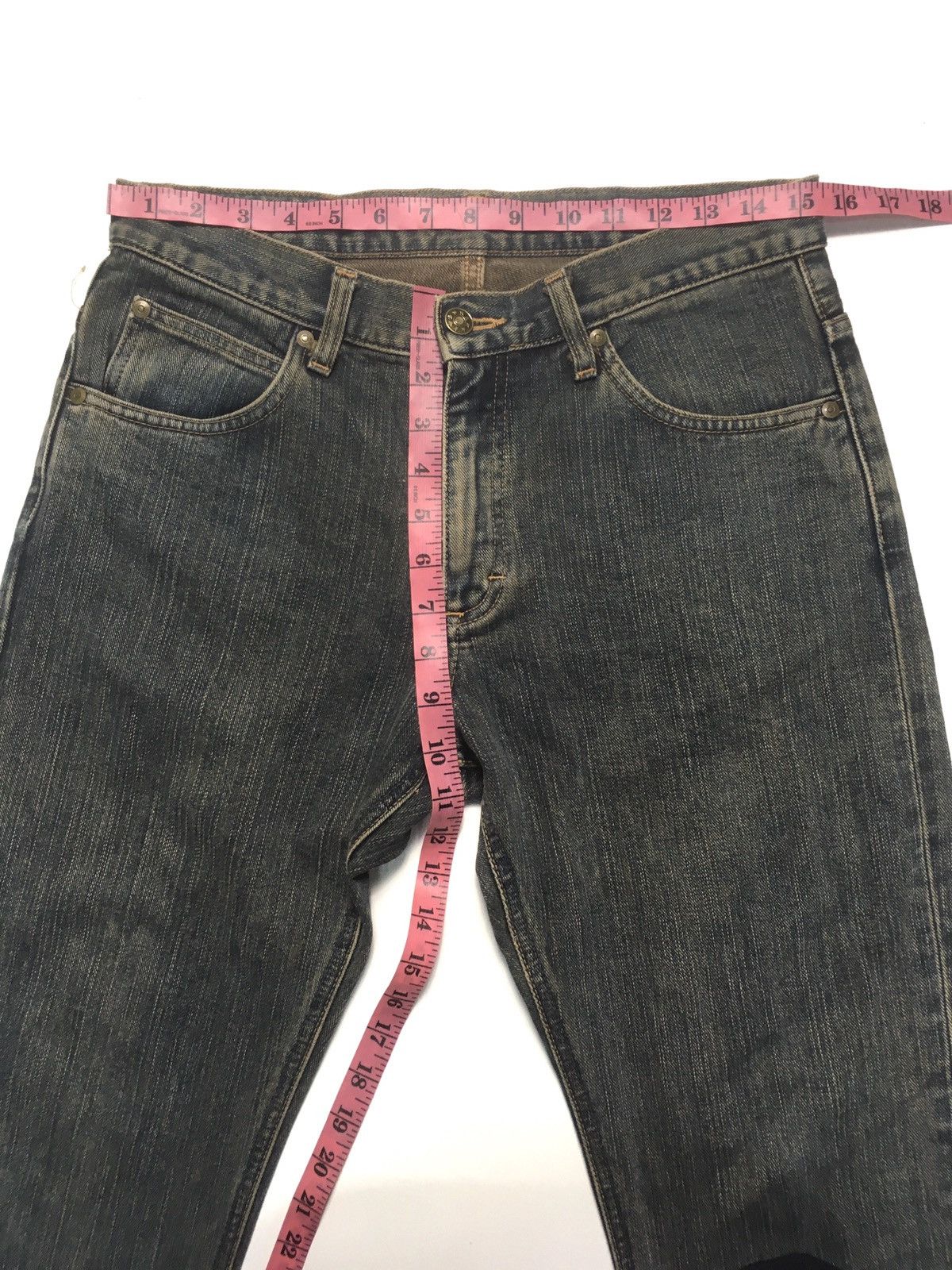 Lee × Vintage Vintage rusty black lee distressed denim Size US 31 - 3 Thumbnail