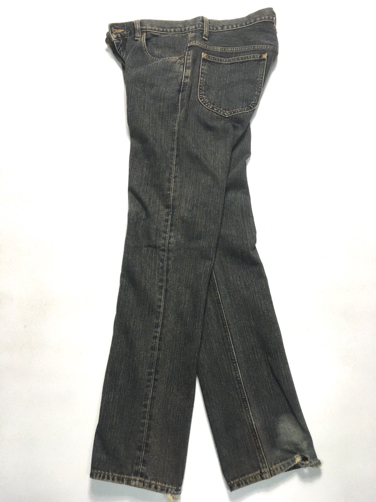 Lee × Vintage Vintage rusty black lee distressed denim Size US 31 - 8 Thumbnail