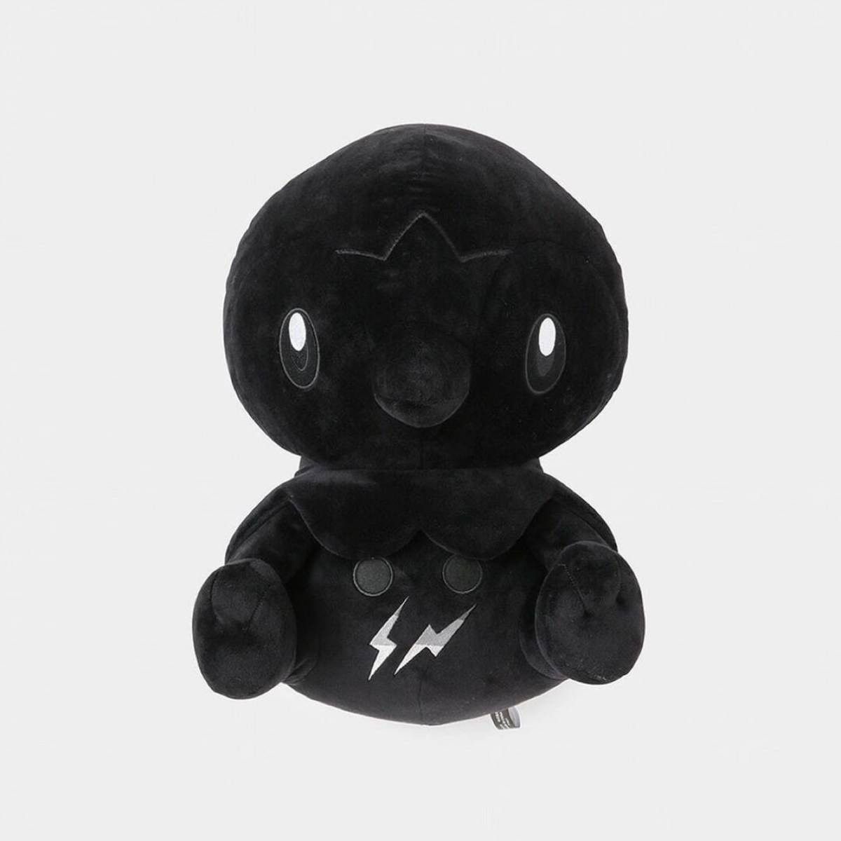 image of Fragment Design Thunderbolt Project Pochama Plush in Black, Men's