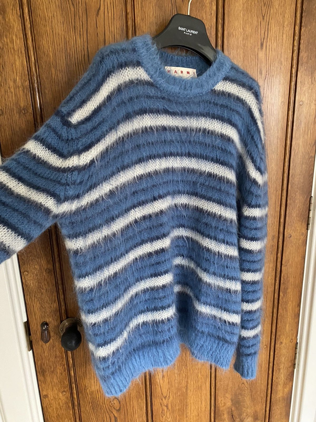 Marni Marni SS21 mohair sweater fuzzy wuzzy grail Size US XS / EU 42 / 0 - 2 Thumbnail