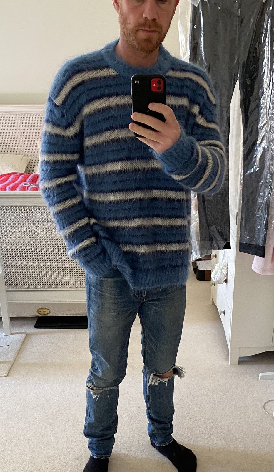 Marni Marni SS21 mohair sweater fuzzy wuzzy grail Size US XS / EU 42 / 0 - 4 Thumbnail