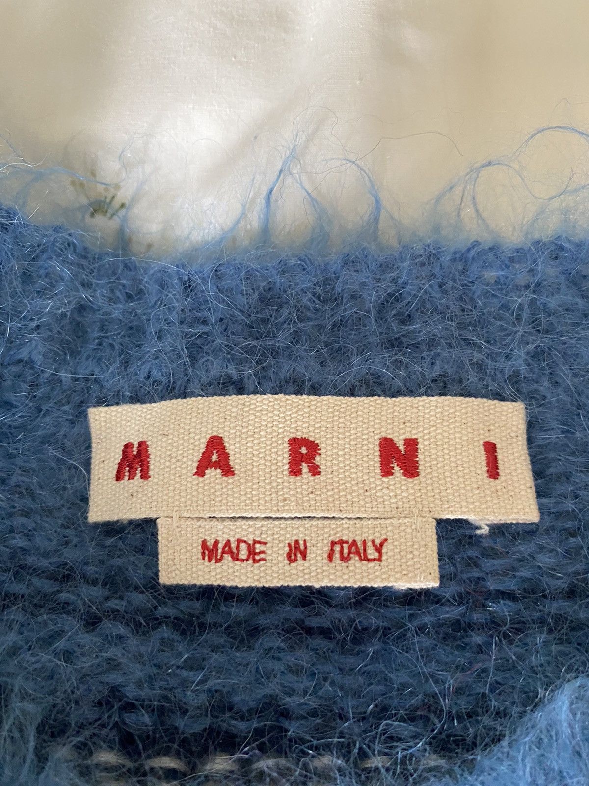 Marni Marni SS21 mohair sweater fuzzy wuzzy grail Size US XS / EU 42 / 0 - 16 Thumbnail