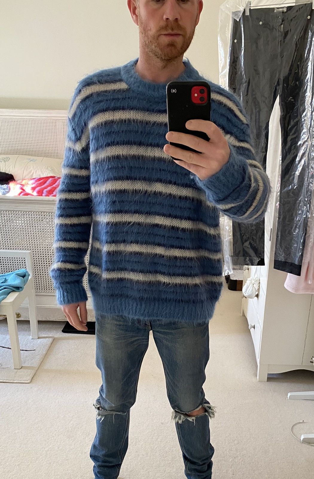 Marni Marni SS21 mohair sweater fuzzy wuzzy grail Size US XS / EU 42 / 0 - 6 Thumbnail