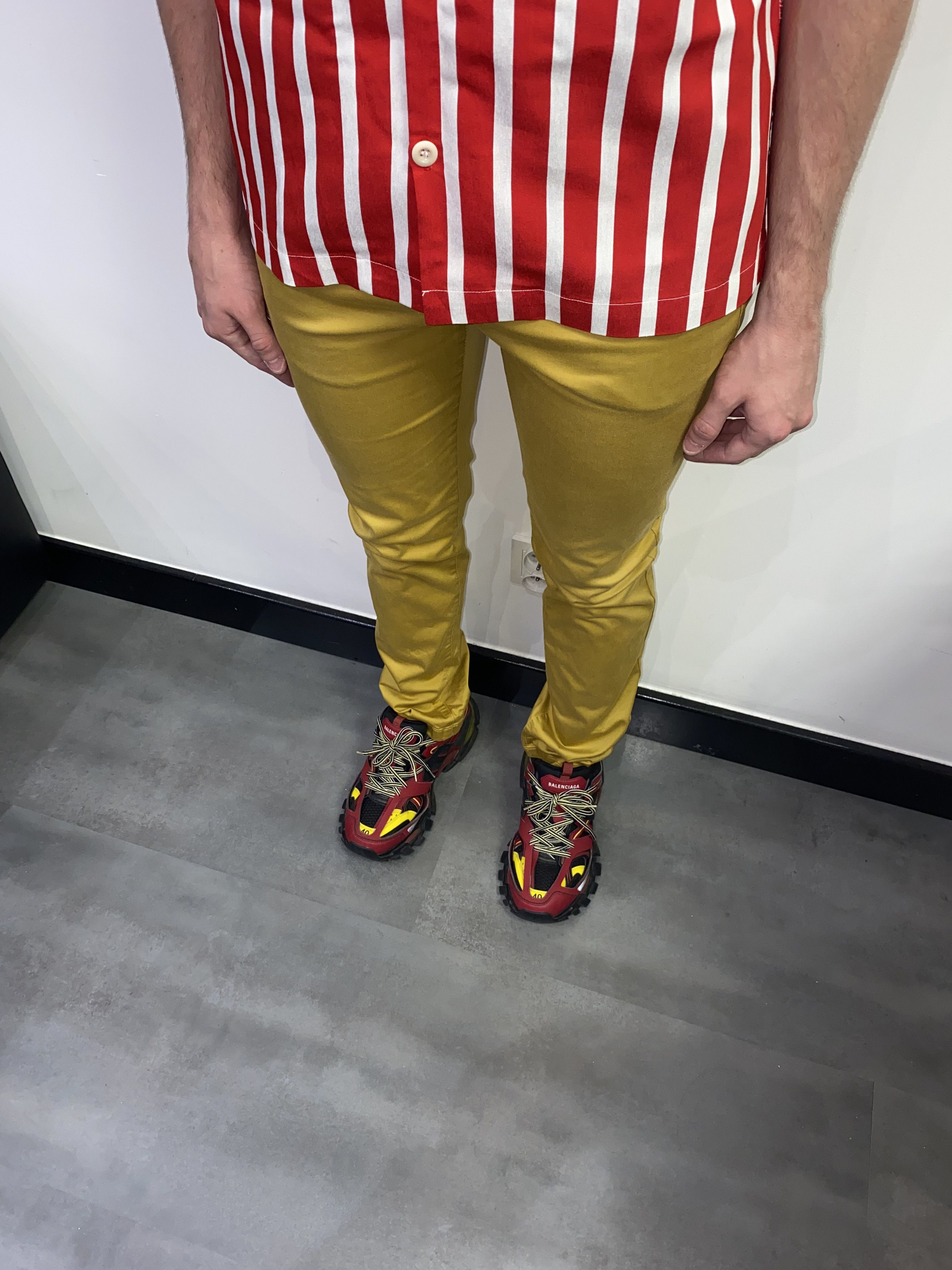 Acne Studios SS13 Acne Studios Roc Satin Mustard Casual Pants Size US 32 / EU 48 - 7 Thumbnail