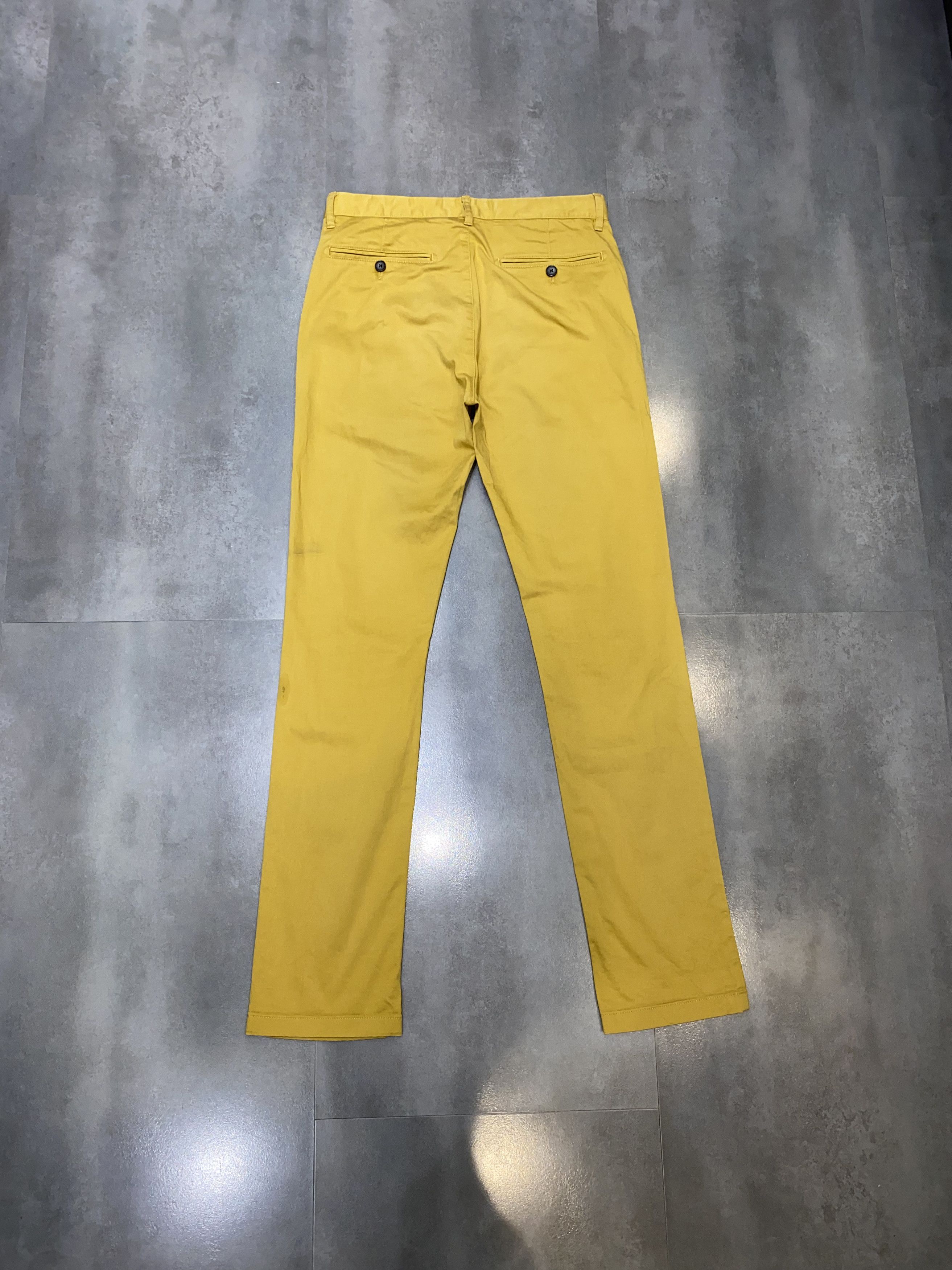 Acne Studios SS13 Acne Studios Roc Satin Mustard Casual Pants Size US 32 / EU 48 - 4 Thumbnail