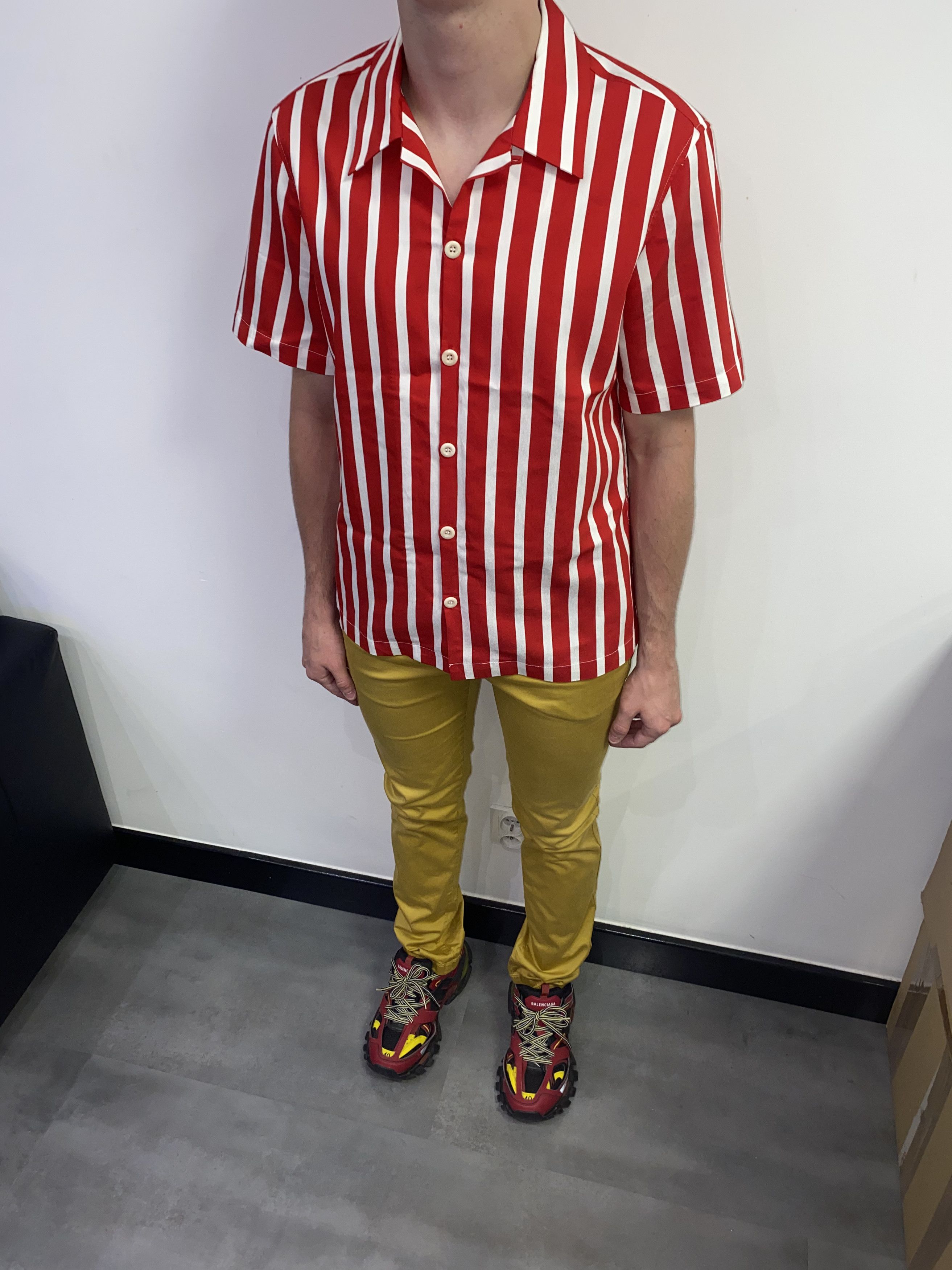Acne Studios SS13 Acne Studios Roc Satin Mustard Casual Pants Size US 32 / EU 48 - 6 Thumbnail