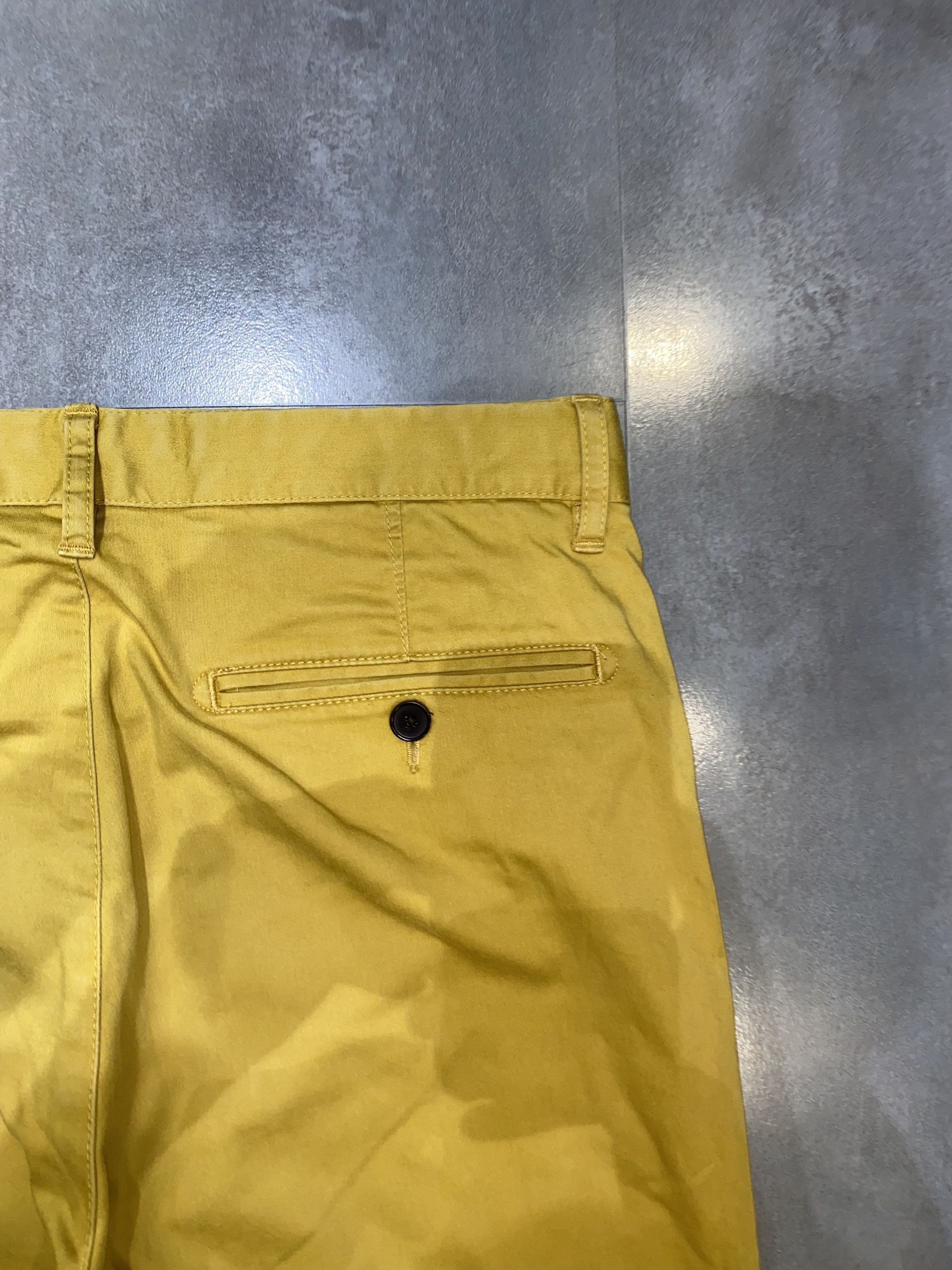 Acne Studios SS13 Acne Studios Roc Satin Mustard Casual Pants Size US 32 / EU 48 - 5 Thumbnail