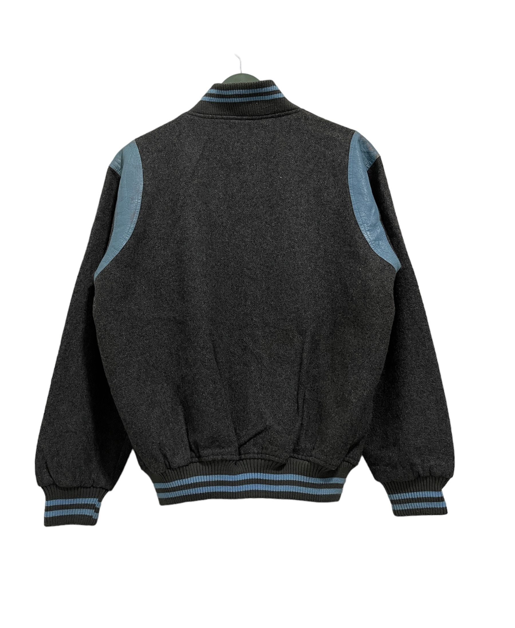Vintage Japanese Brand Two Tone Wool Varsity Jacket Size US S / EU 44-46 / 1 - 4 Thumbnail