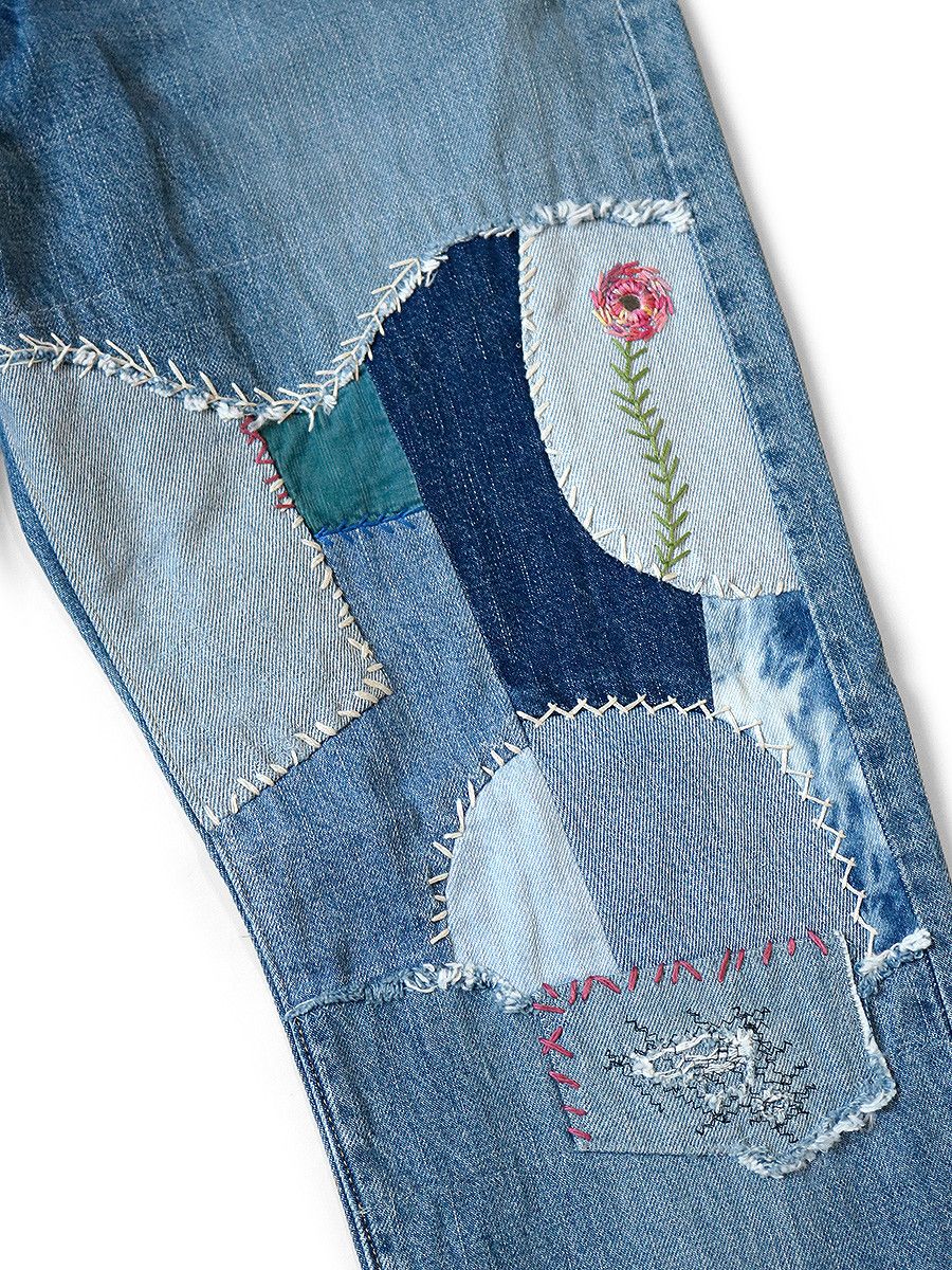 Kapital Kapital Monkey Cisco 14oz Happy Needle Remake Denim Size US 30 / EU 46 - 8 Thumbnail