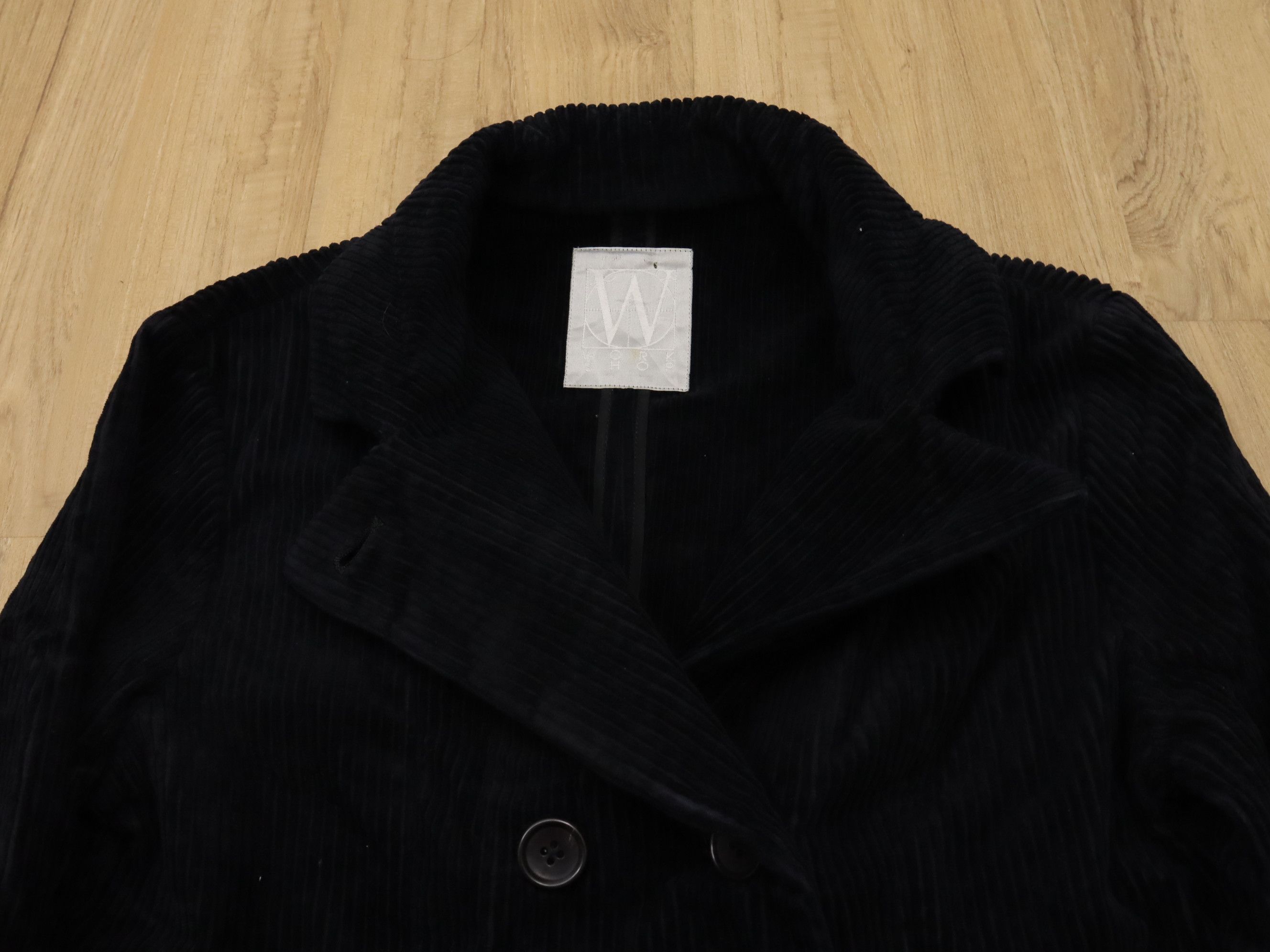 Yohji Yamamoto YY Workshop Corduroy Double Breasted Overcoat Jacket Size US M / EU 48-50 / 2 - 17 Thumbnail