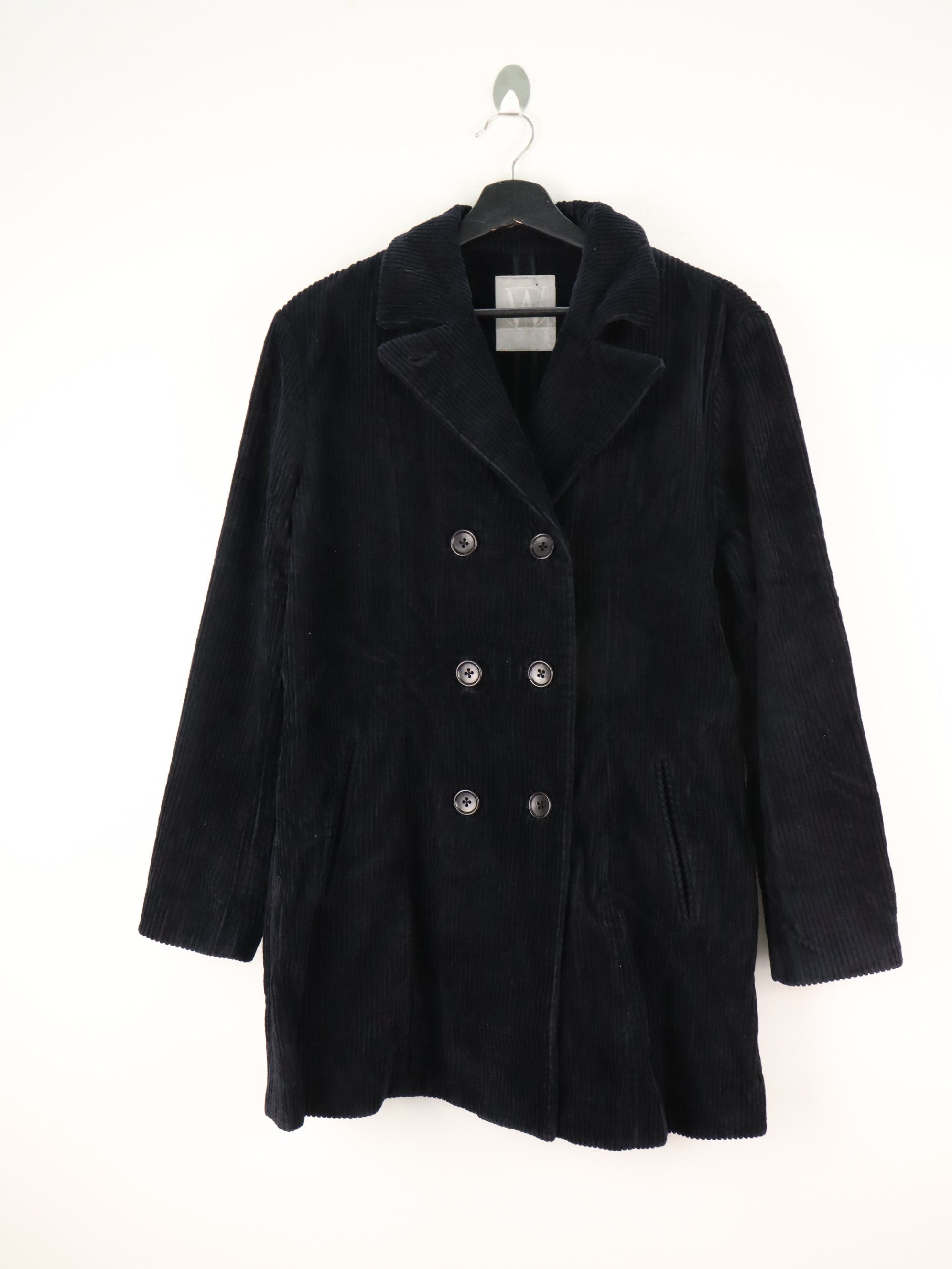 Yohji Yamamoto YY Workshop Corduroy Double Breasted Overcoat Jacket Size US M / EU 48-50 / 2 - 2 Thumbnail