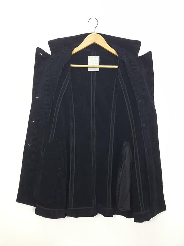 Yohji Yamamoto YY Workshop Corduroy Double Breasted Overcoat Jacket Size US M / EU 48-50 / 2 - 10 Thumbnail