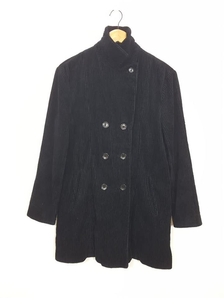 Yohji Yamamoto YY Workshop Corduroy Double Breasted Overcoat Jacket Size US M / EU 48-50 / 2 - 1 Thumbnail