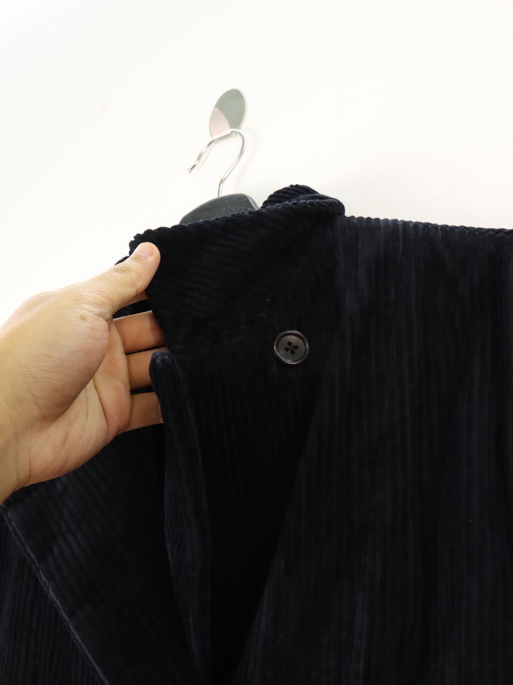 Yohji Yamamoto YY Workshop Corduroy Double Breasted Overcoat Jacket Size US M / EU 48-50 / 2 - 20 Thumbnail