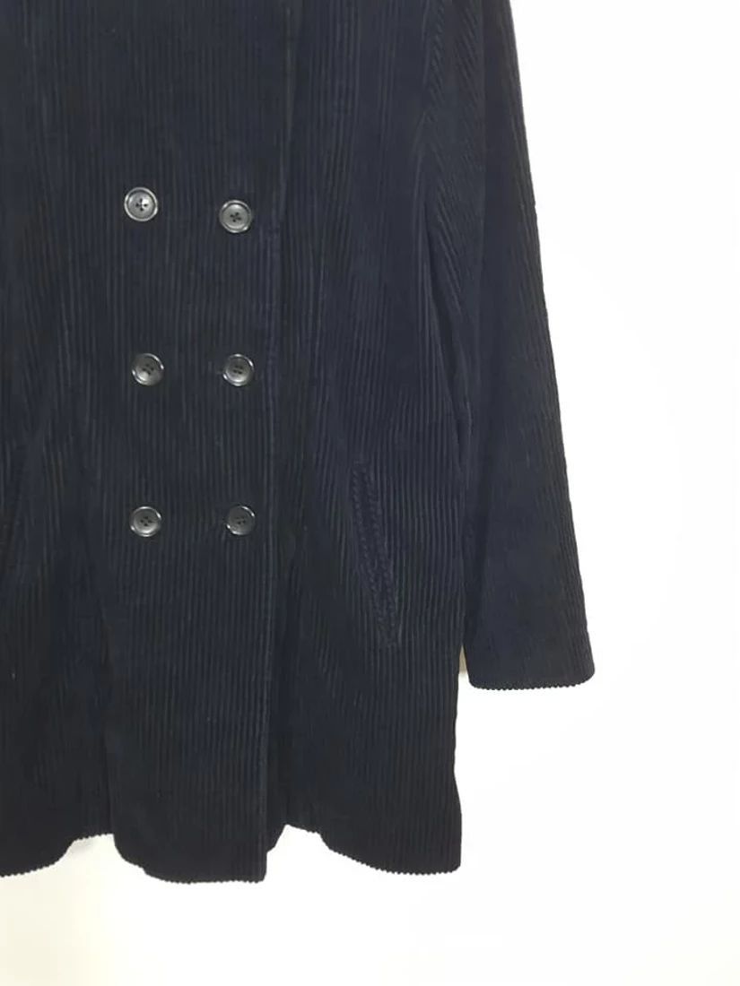 Yohji Yamamoto YY Workshop Corduroy Double Breasted Overcoat Jacket Size US M / EU 48-50 / 2 - 13 Thumbnail
