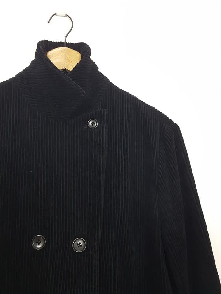 Yohji Yamamoto YY Workshop Corduroy Double Breasted Overcoat Jacket Size US M / EU 48-50 / 2 - 6 Thumbnail