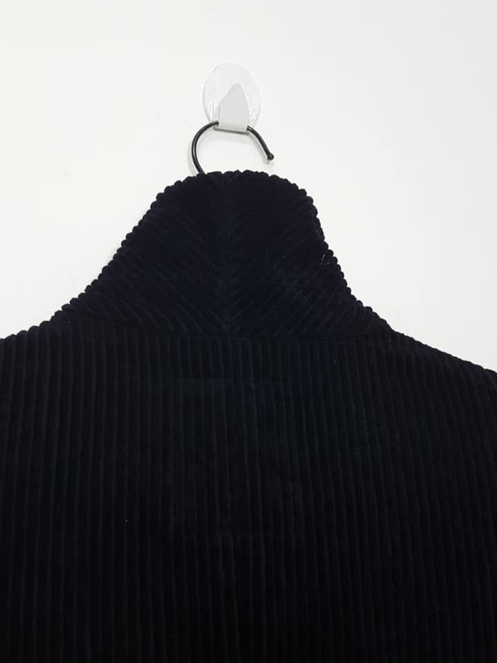 Yohji Yamamoto YY Workshop Corduroy Double Breasted Overcoat Jacket Size US M / EU 48-50 / 2 - 9 Thumbnail