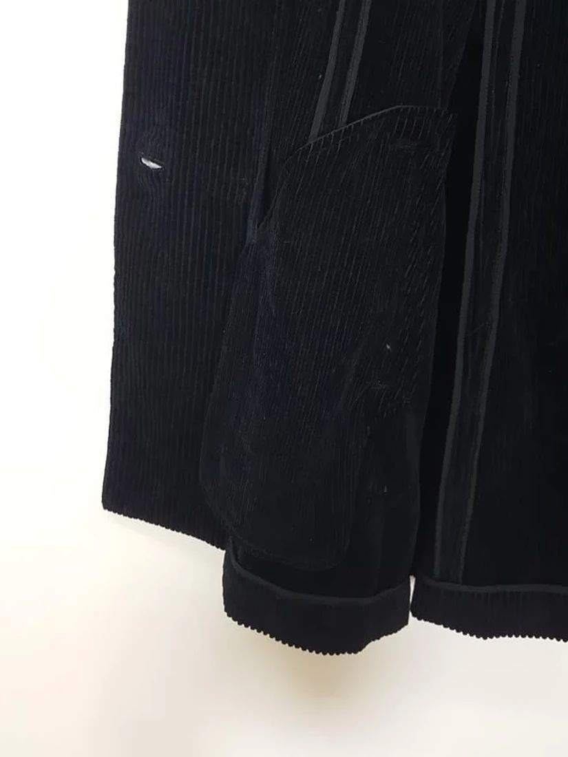 Yohji Yamamoto YY Workshop Corduroy Double Breasted Overcoat Jacket Size US M / EU 48-50 / 2 - 14 Thumbnail